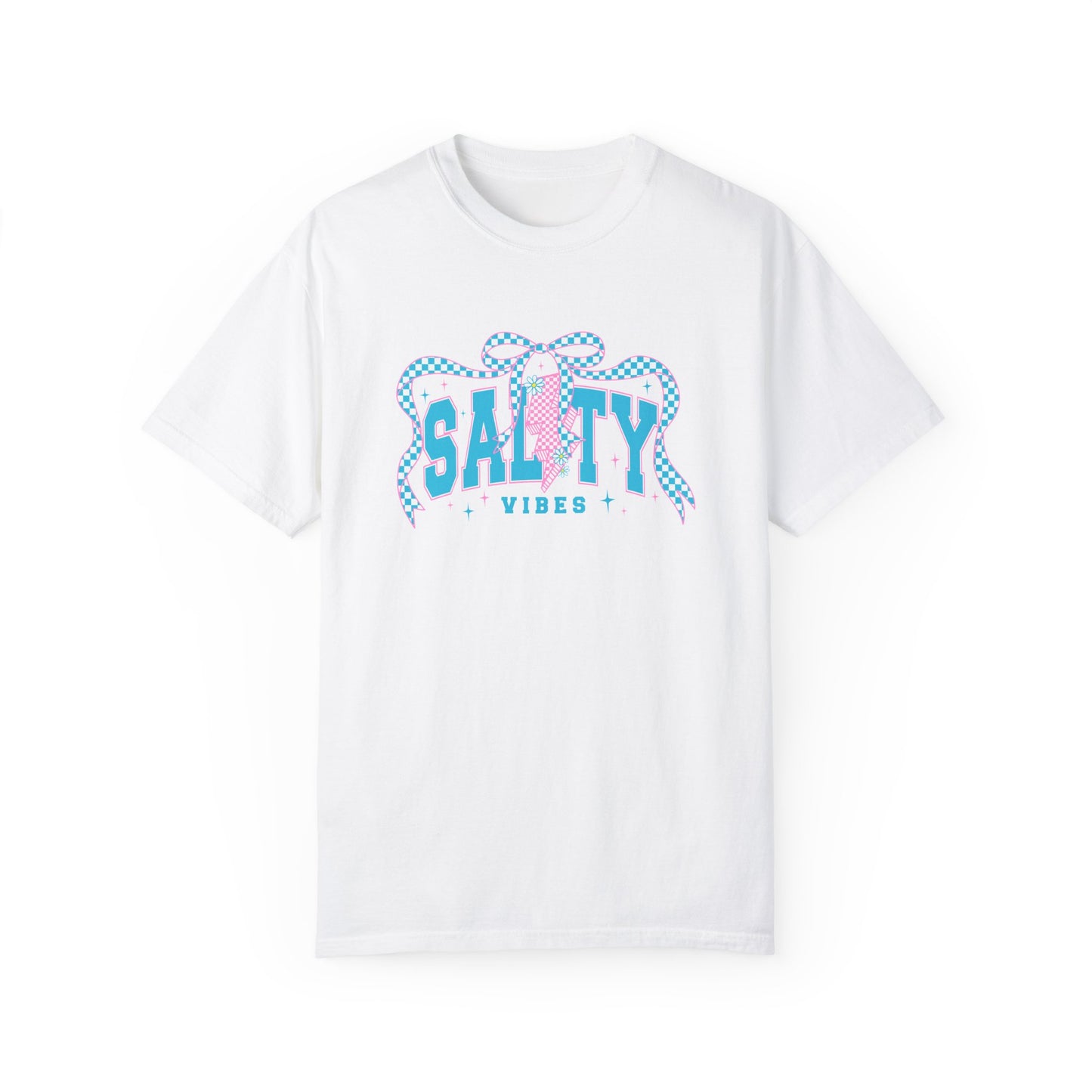 Salty Vibes Unisex Garment-Dyed T-Shirt