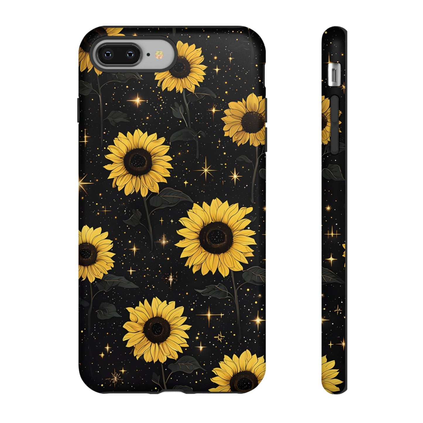 Sunflower Galaxy Tough Case - Durable Phone Cover with Floral Design