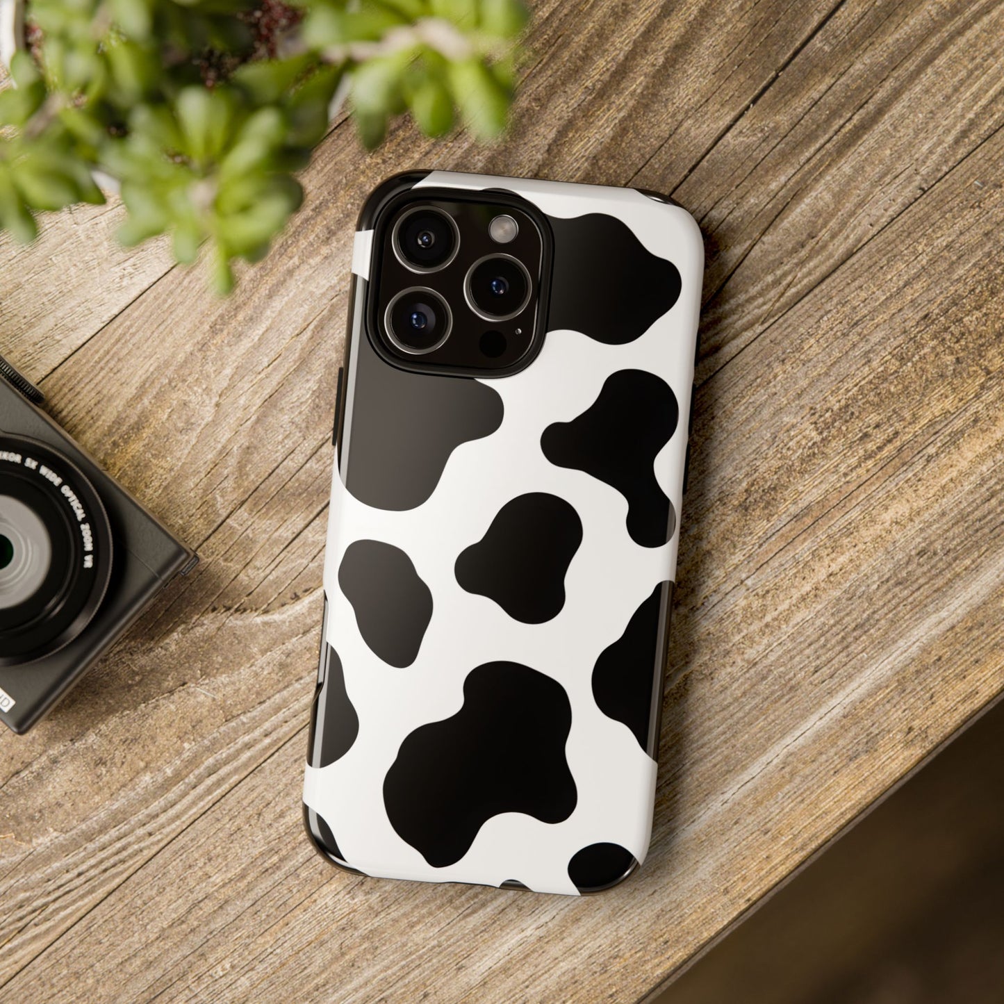 Cow Print Phone Case - Tough Cases for Trendy Protection