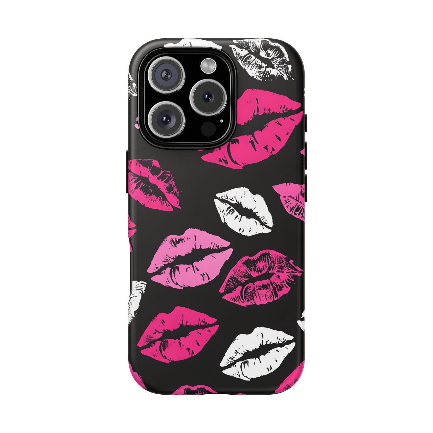 Lips Print iPhone Case - Stylish Tough Phone Cover