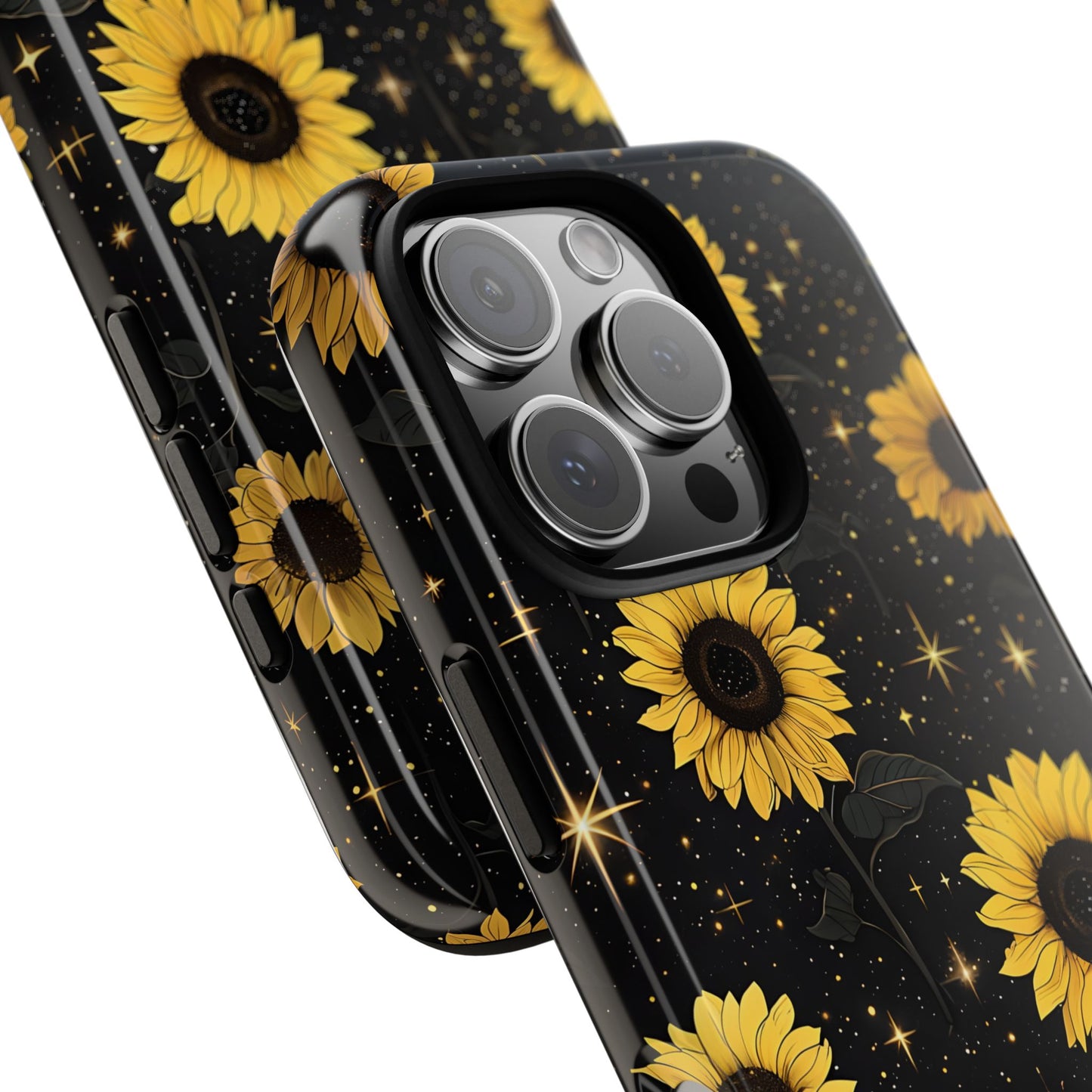 Sunflower Galaxy Tough Case - Durable Phone Cover with Floral Design