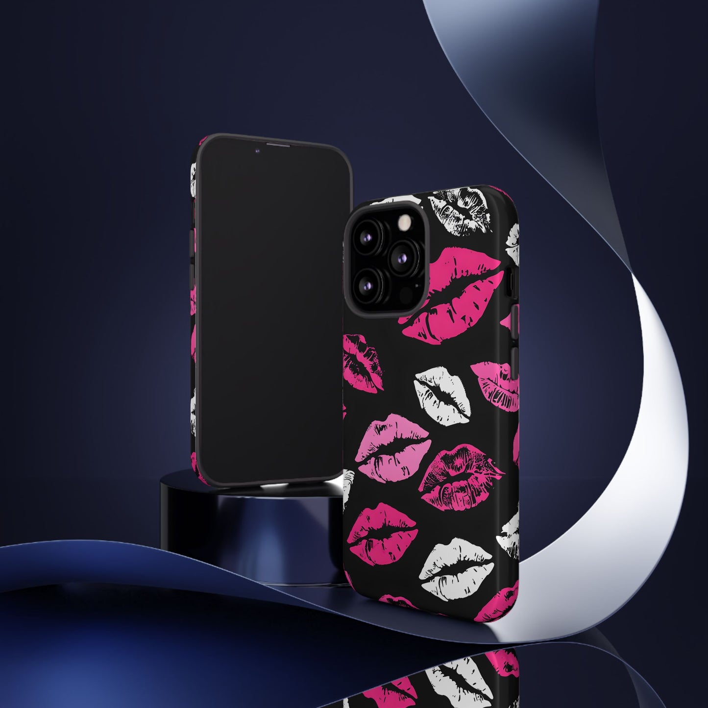 Lips Print iPhone Case - Stylish Tough Phone Cover