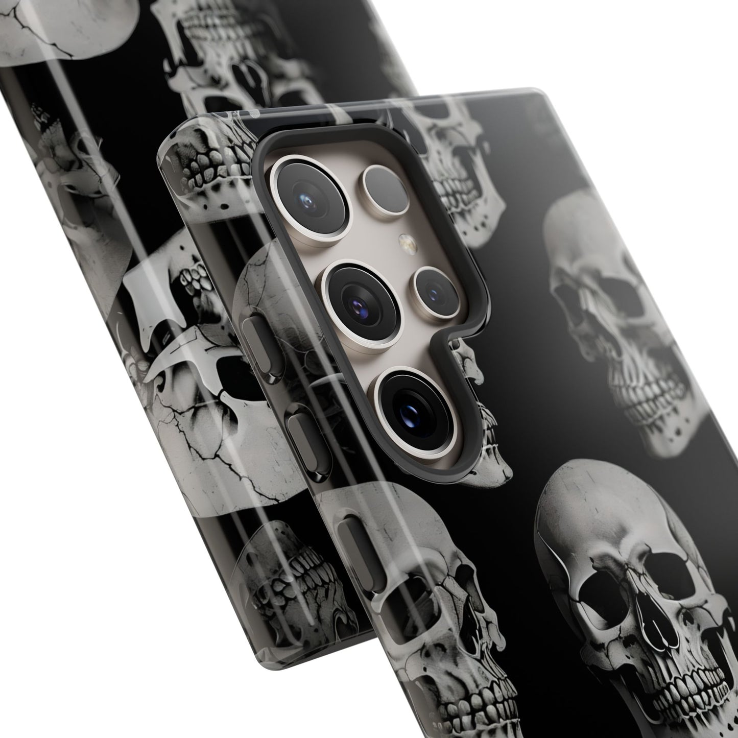 Skull Print Phone Case - Tough Cases for Bold Style