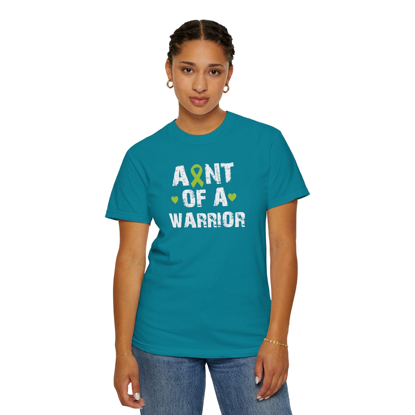 Aunt of a Warrior Tees | Gift for Cancer Fighters, Essential Apparel for Support, Breast Cancer Awareness, Inspirational T-shirt