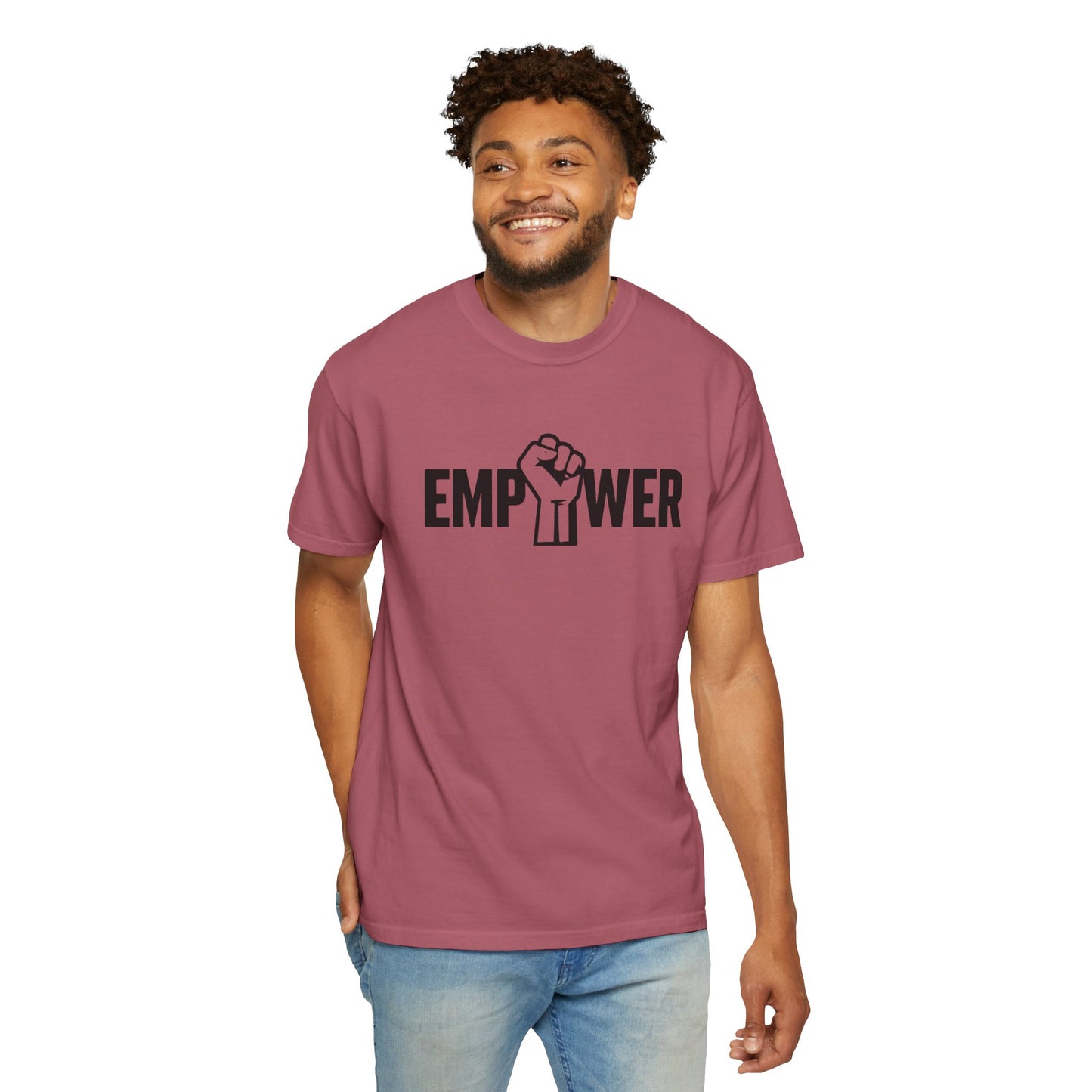 Empower Unisex Garment-Dyed T-Shirt - Bold Message for Activists