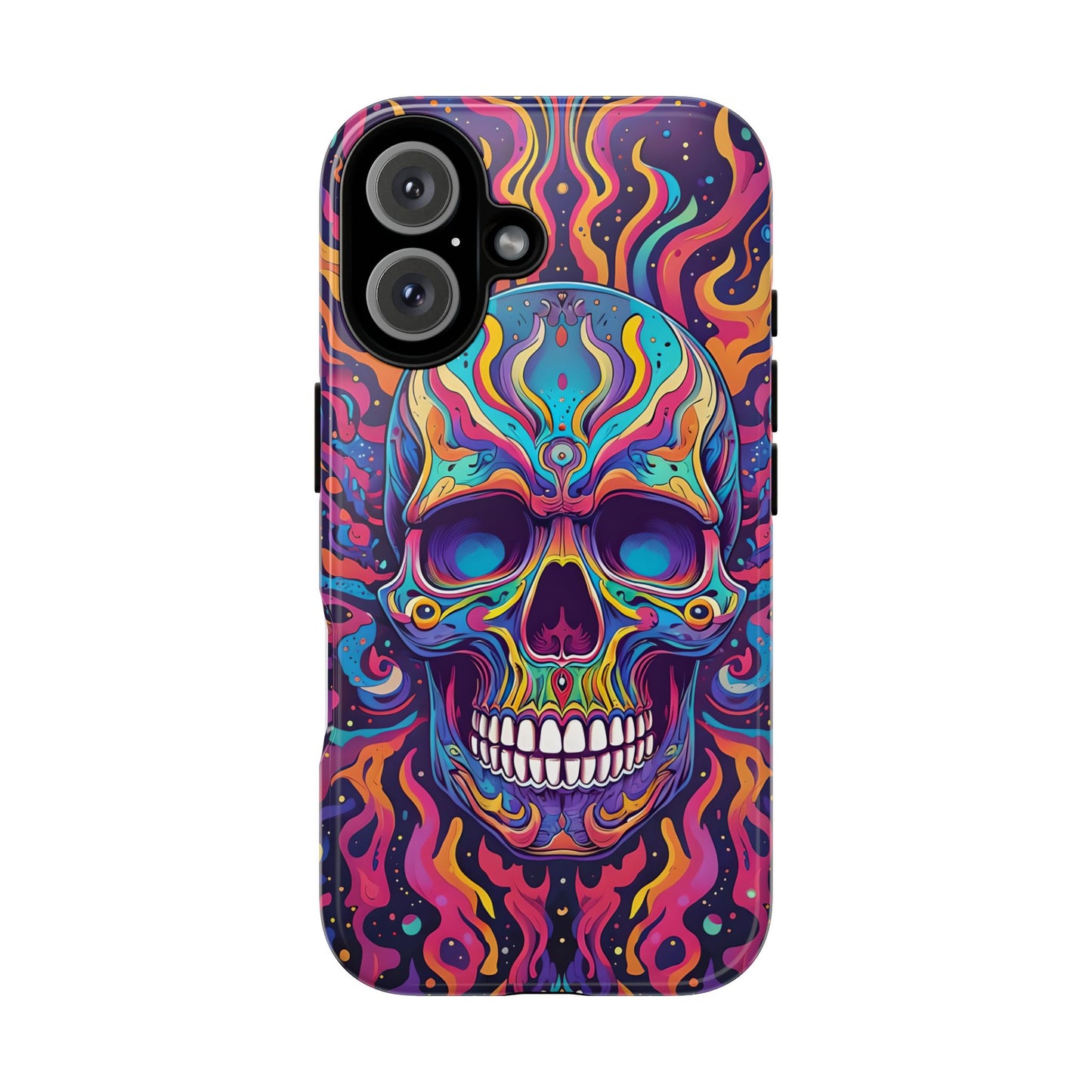 Colorful Skull Phone Case - Tough Cases for Bold Personalities