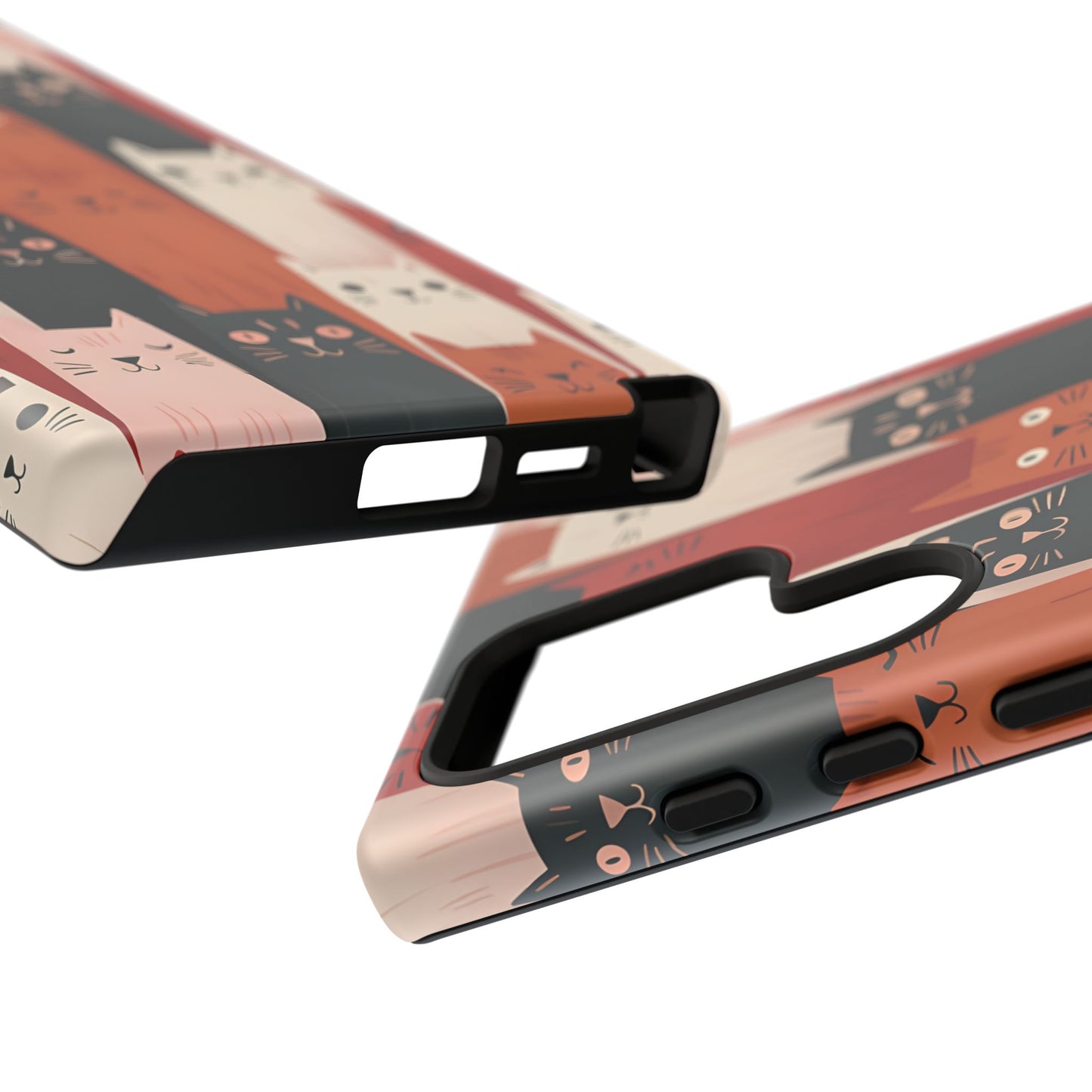 Playful Cat Phone Case - Tough & Stylish Purrfect for Cat Lovers