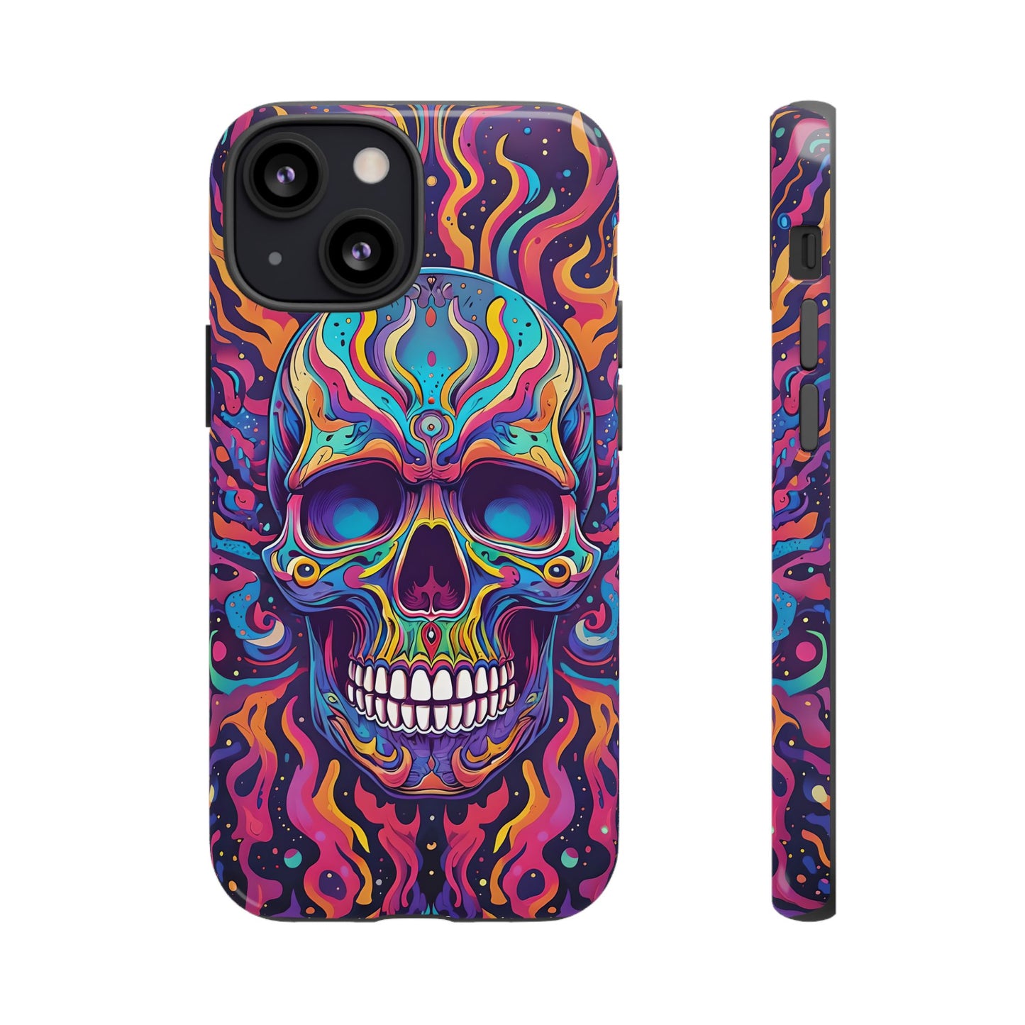 Colorful Skull Phone Case - Tough Cases for Bold Personalities