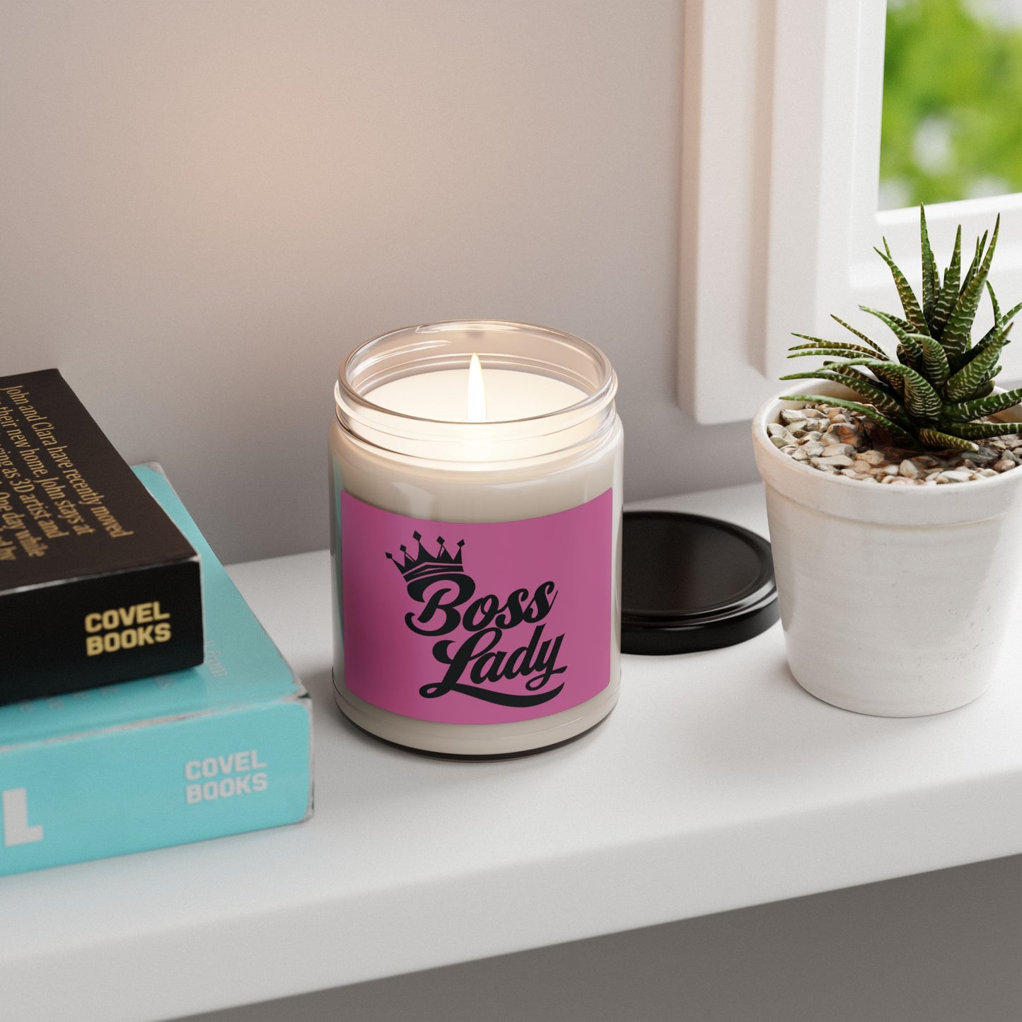 Boss Lady Scented Soy Candle - 9oz, Perfect Gift for Women Entrepreneurs