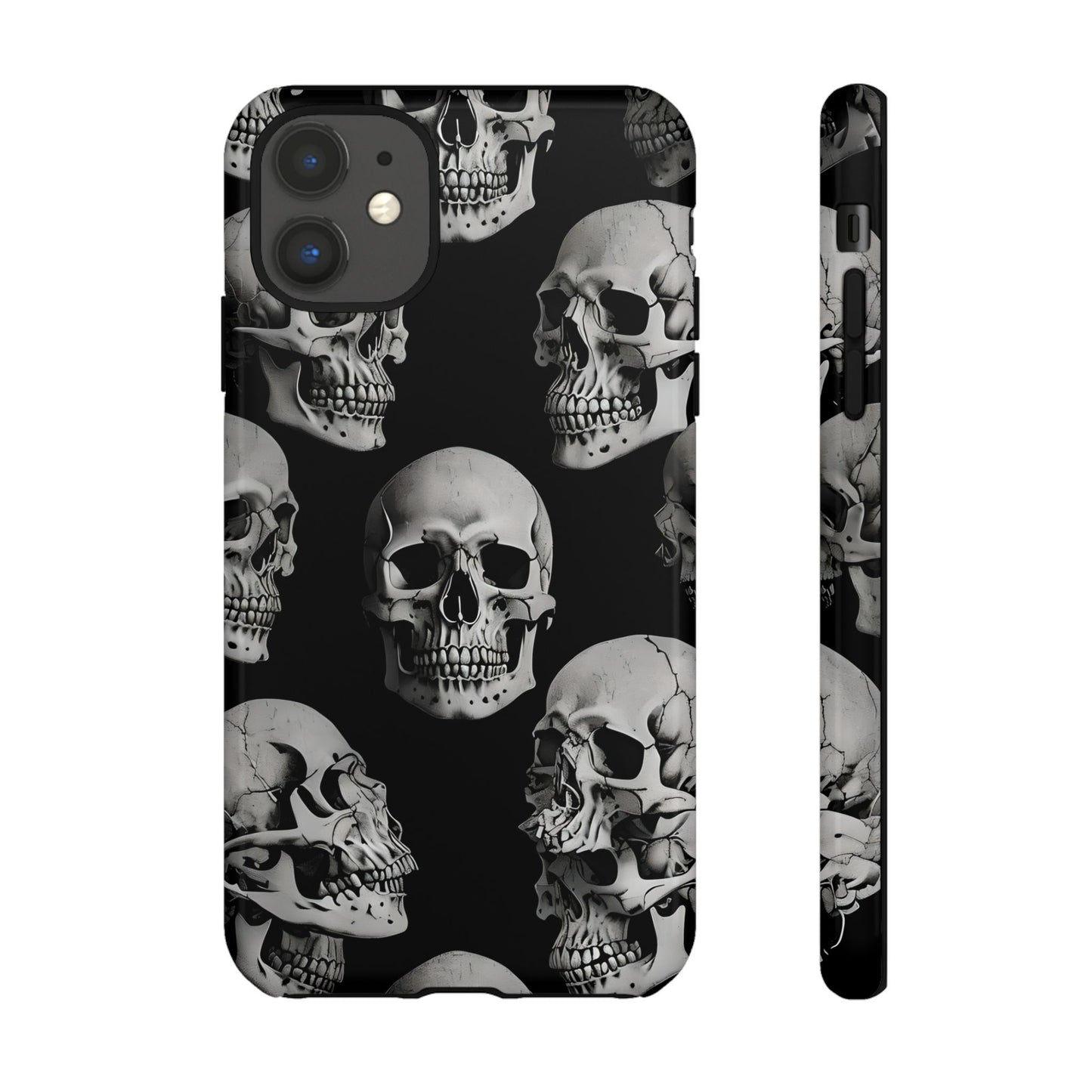 Skull Print Phone Case - Tough Cases for Bold Style