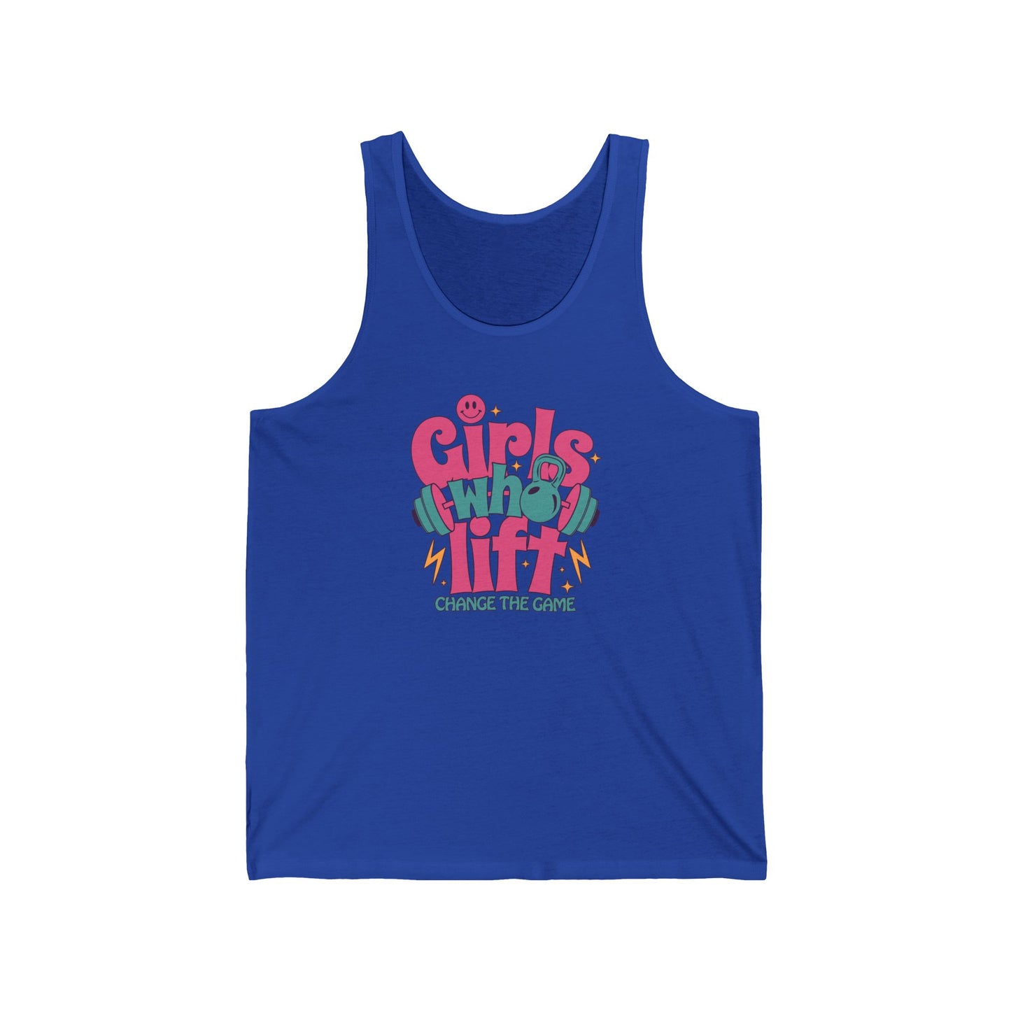 Girls Who Lift Unisex Jersey Tank – Empowerment Workout Top