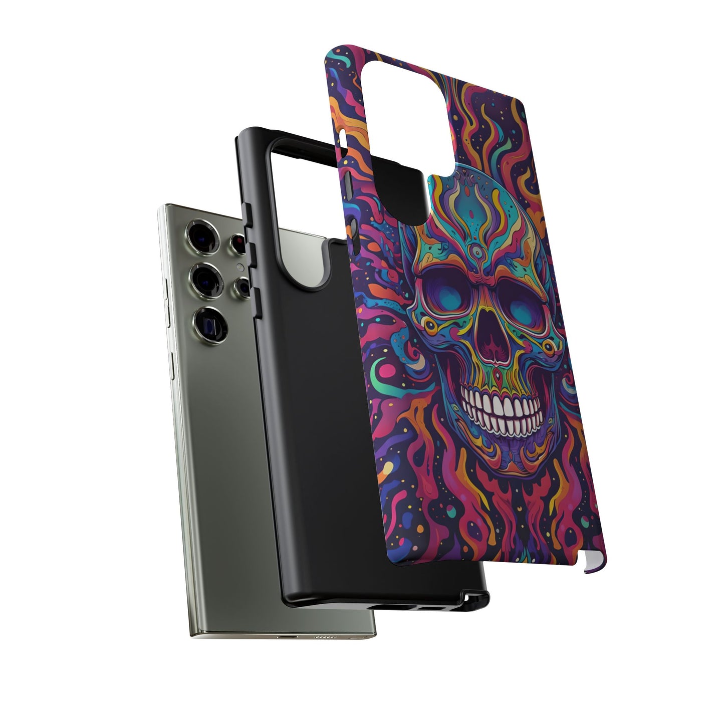 Colorful Skull Phone Case - Tough Cases for Bold Personalities