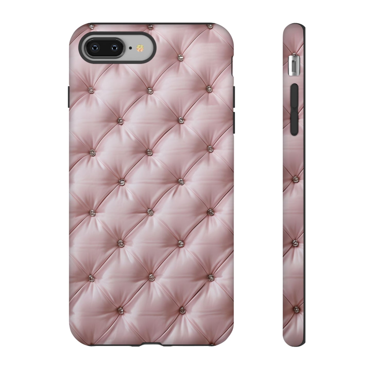 Luxury Pink Quilted Phone Case - Tough Cases for Stylish Protection