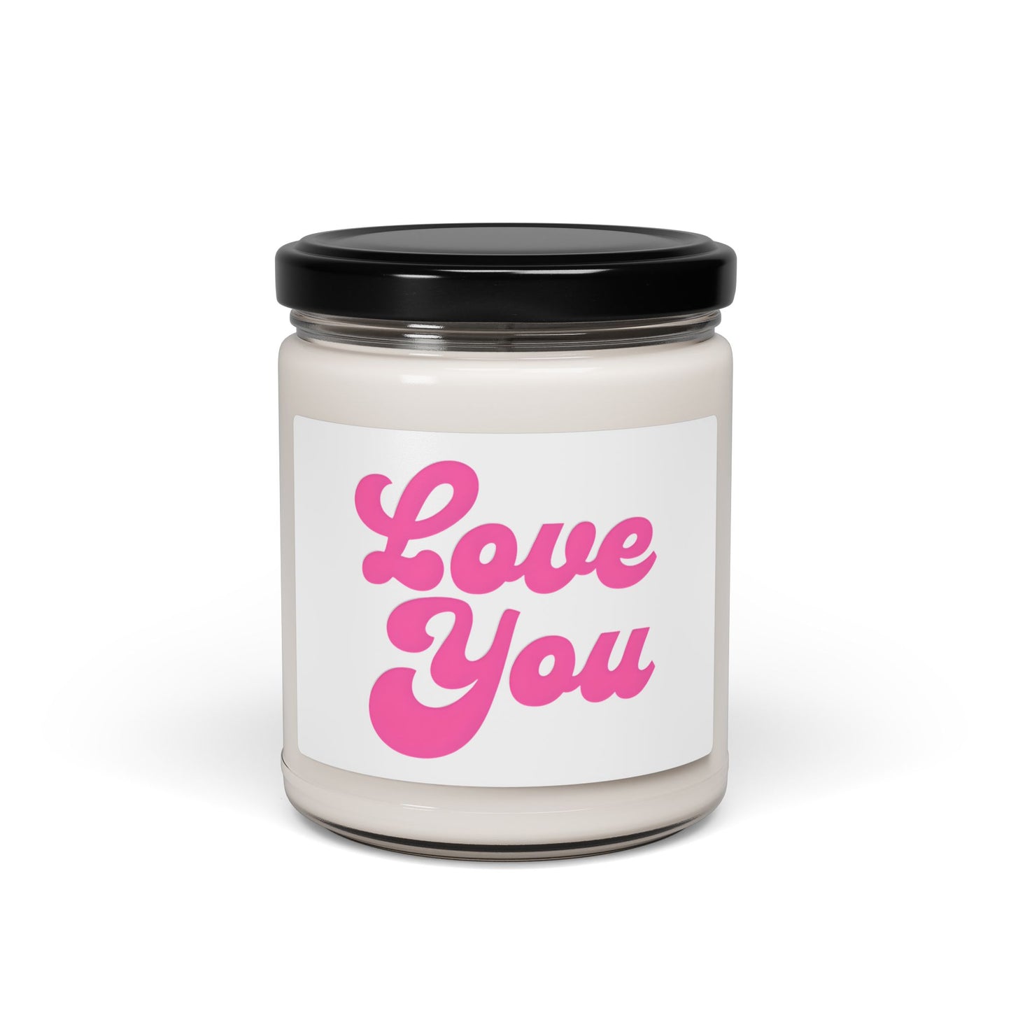 Love You Scented Soy Candle - 9oz Aromatherapy Jar for Romantic Gifts