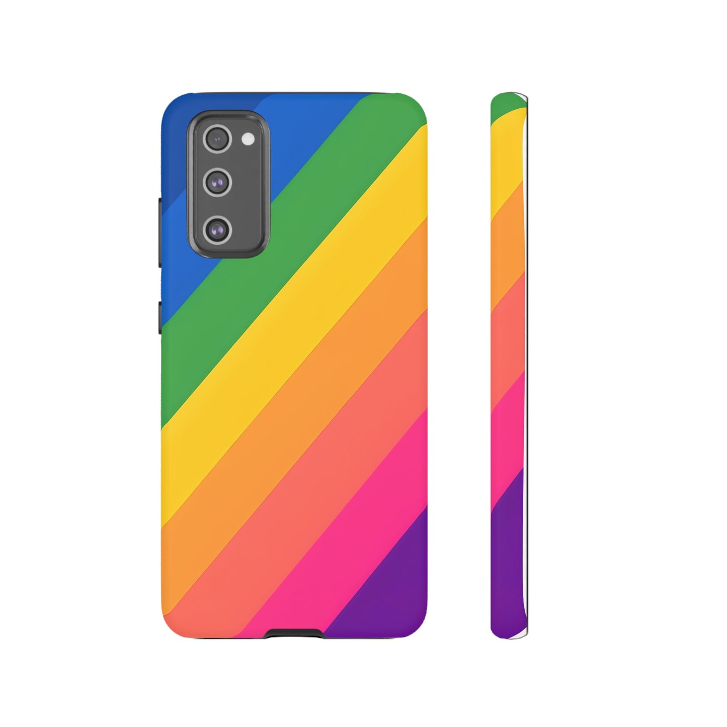 Vibrant Rainbow Phone Case - Tough & Stylish