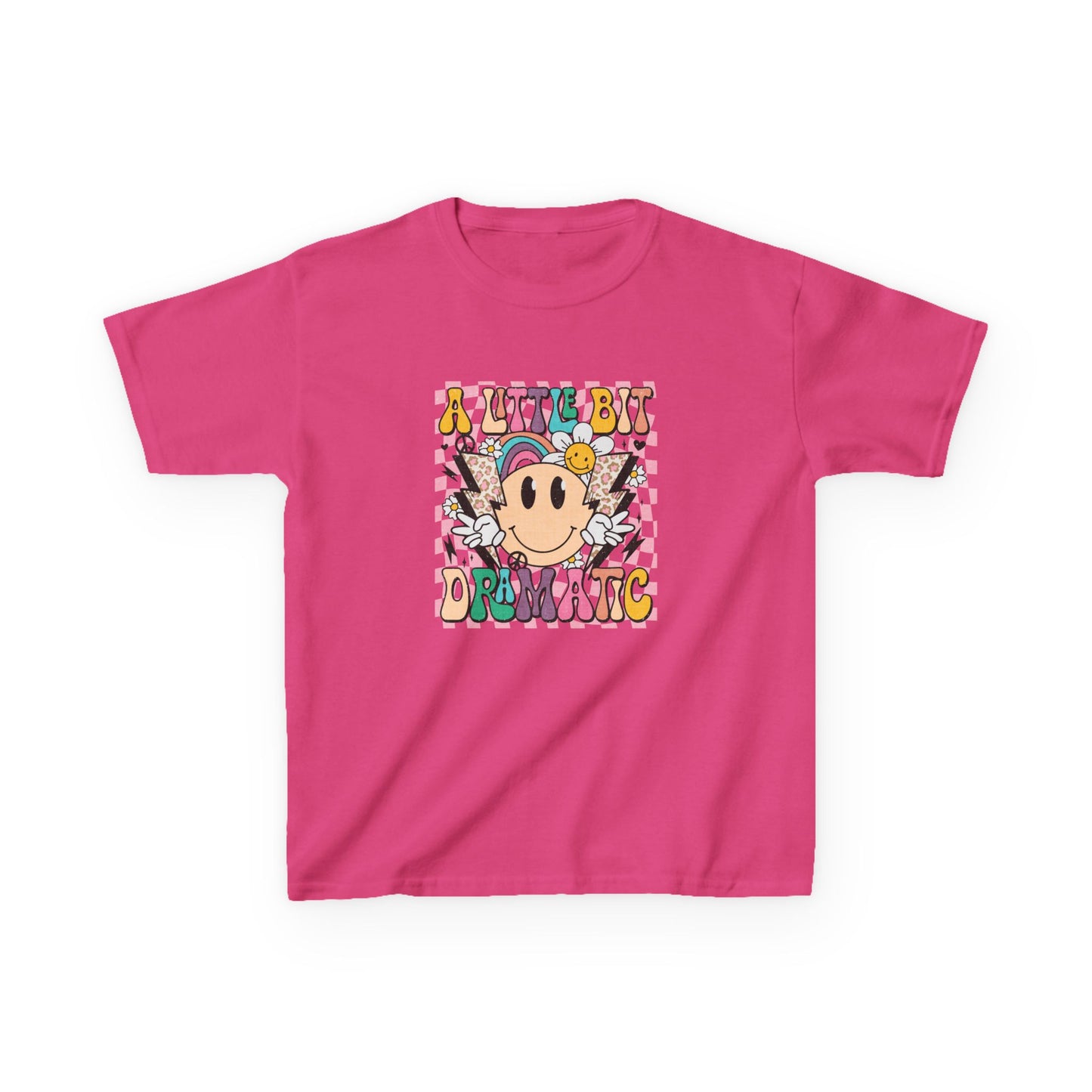 Kids 'A Little Bit Dramatic' Tee - Fun Cotton T-Shirt for Playful Kids