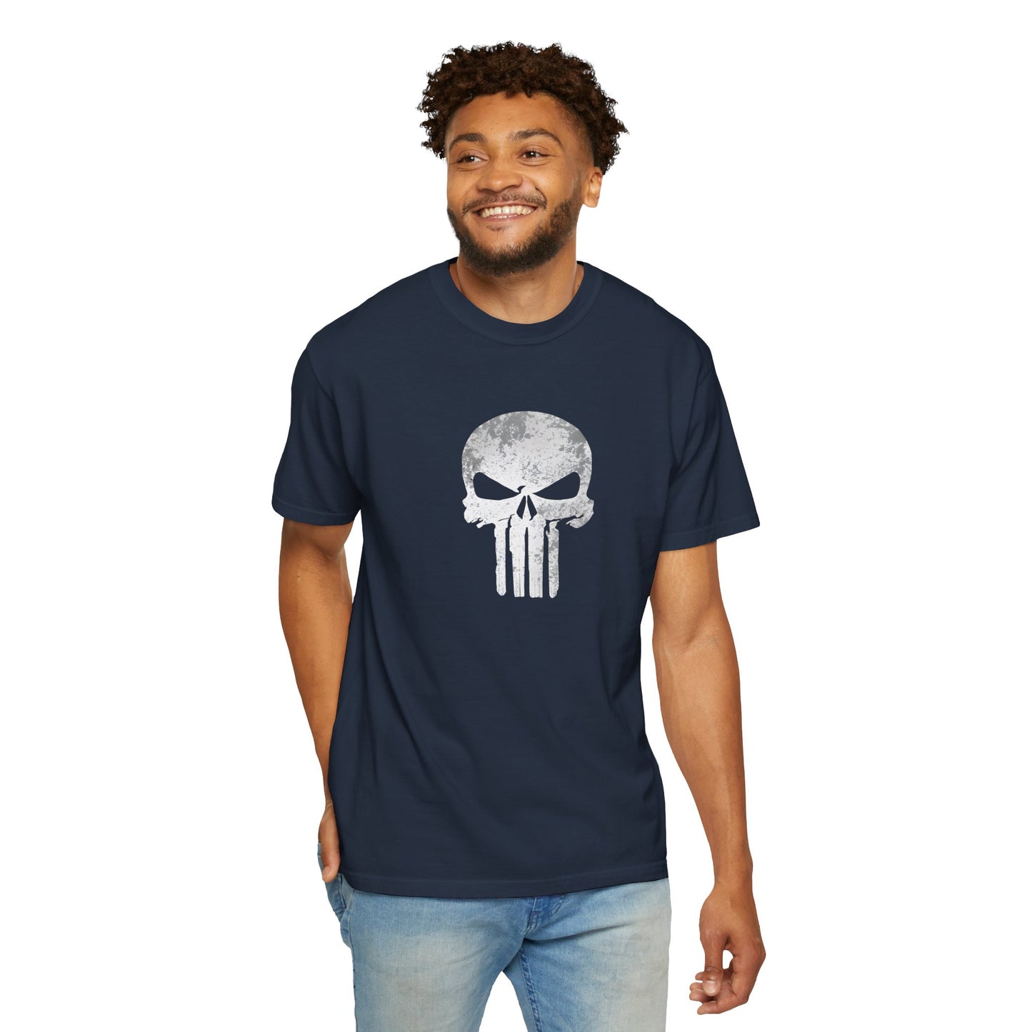 Unisex Skull Graphic T-Shirt - Trendy, Casual Wear for Edgy Style