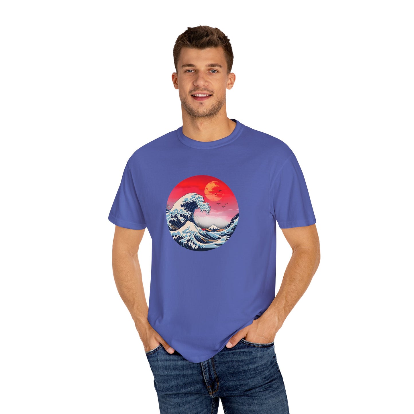 Ocean Wave Graphic Unisex T-Shirt | Beach Lover Gift | Summer Vibes