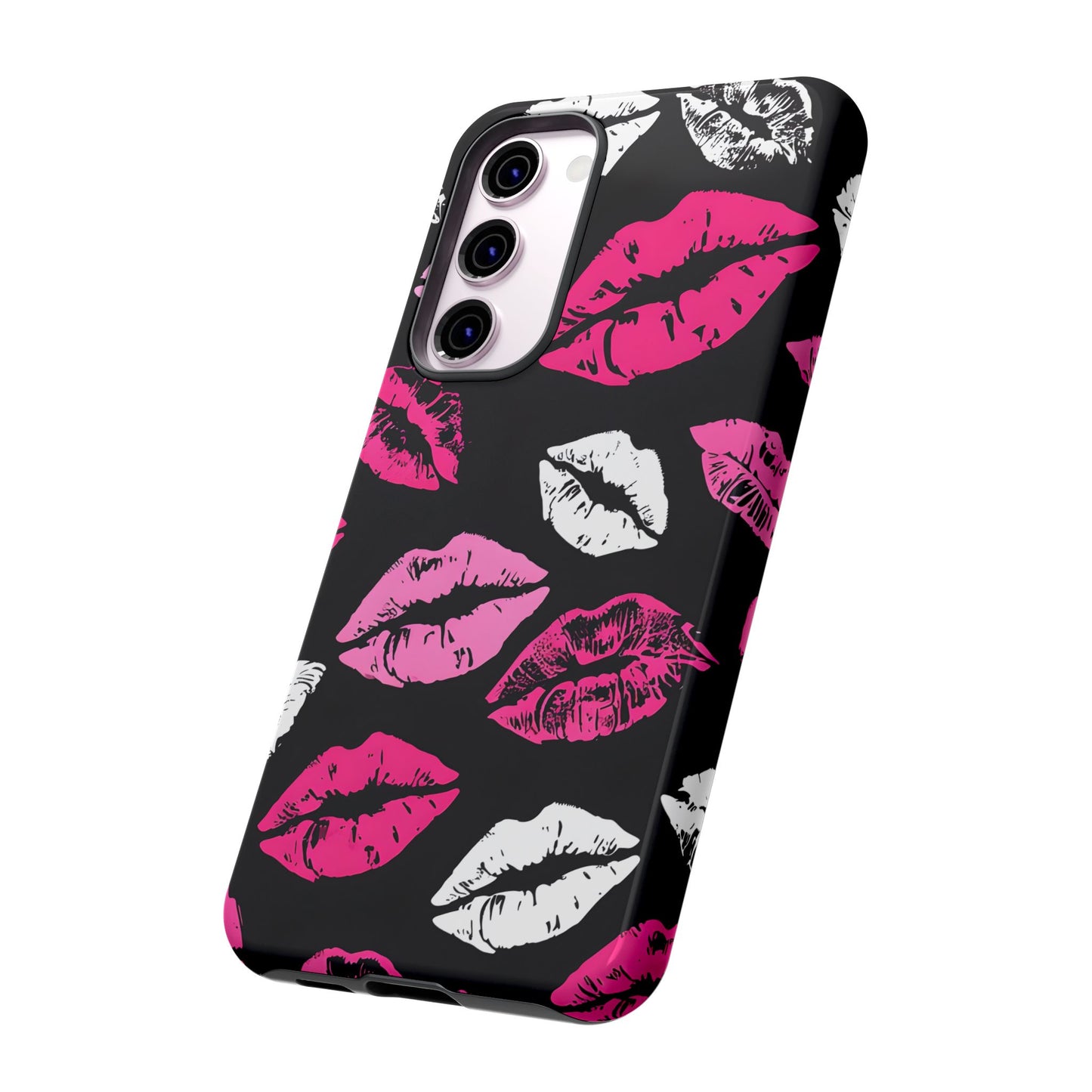 Lips Print iPhone Case - Stylish Tough Phone Cover
