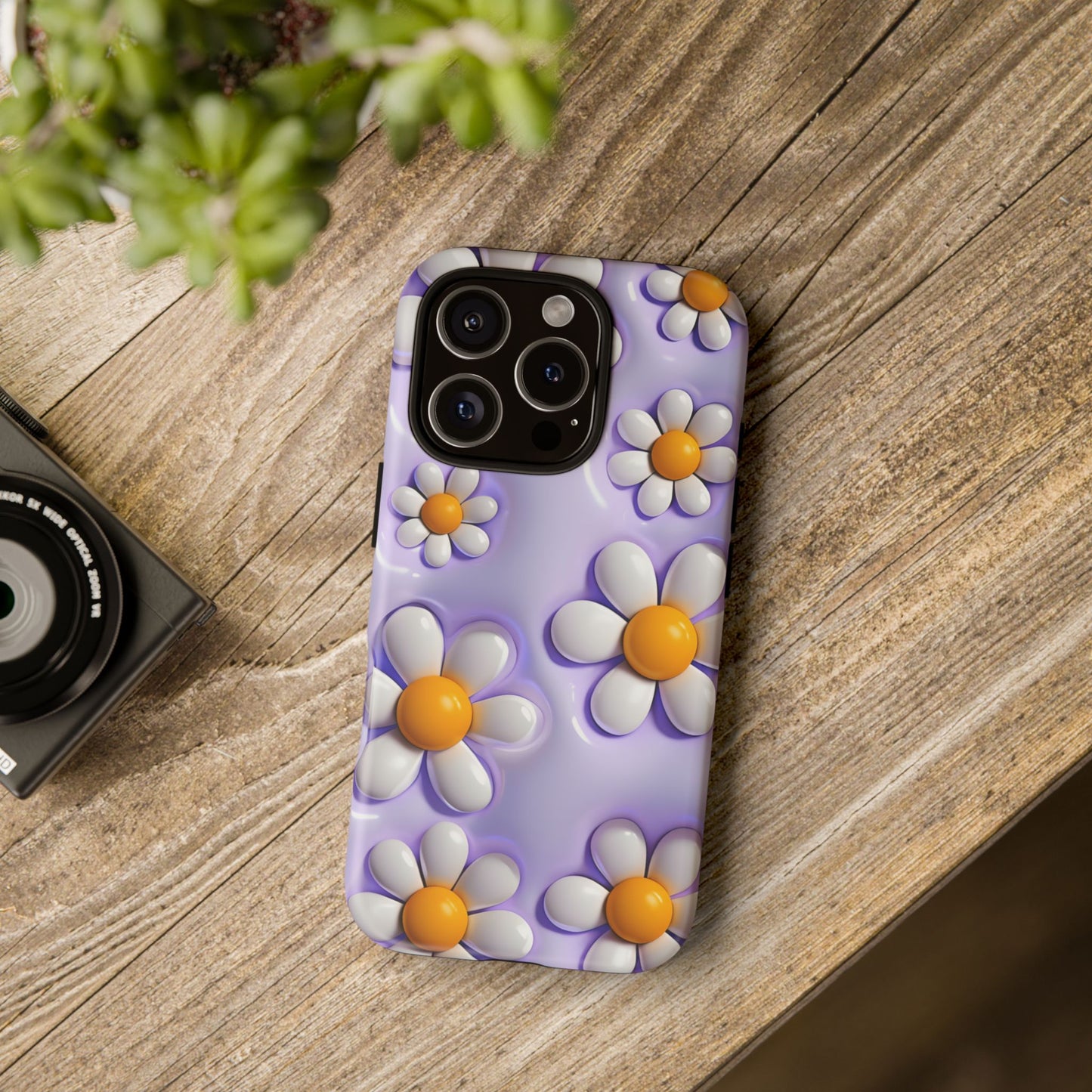 Daisy Floral Phone Case - Tough Cases for Flower Power Vibes