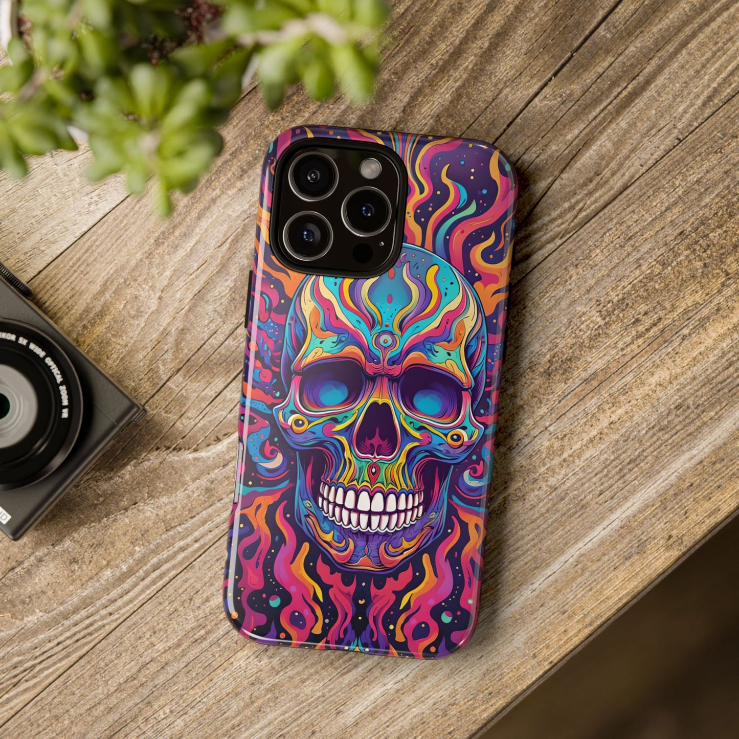 Colorful Skull Phone Case - Tough Cases for Bold Personalities