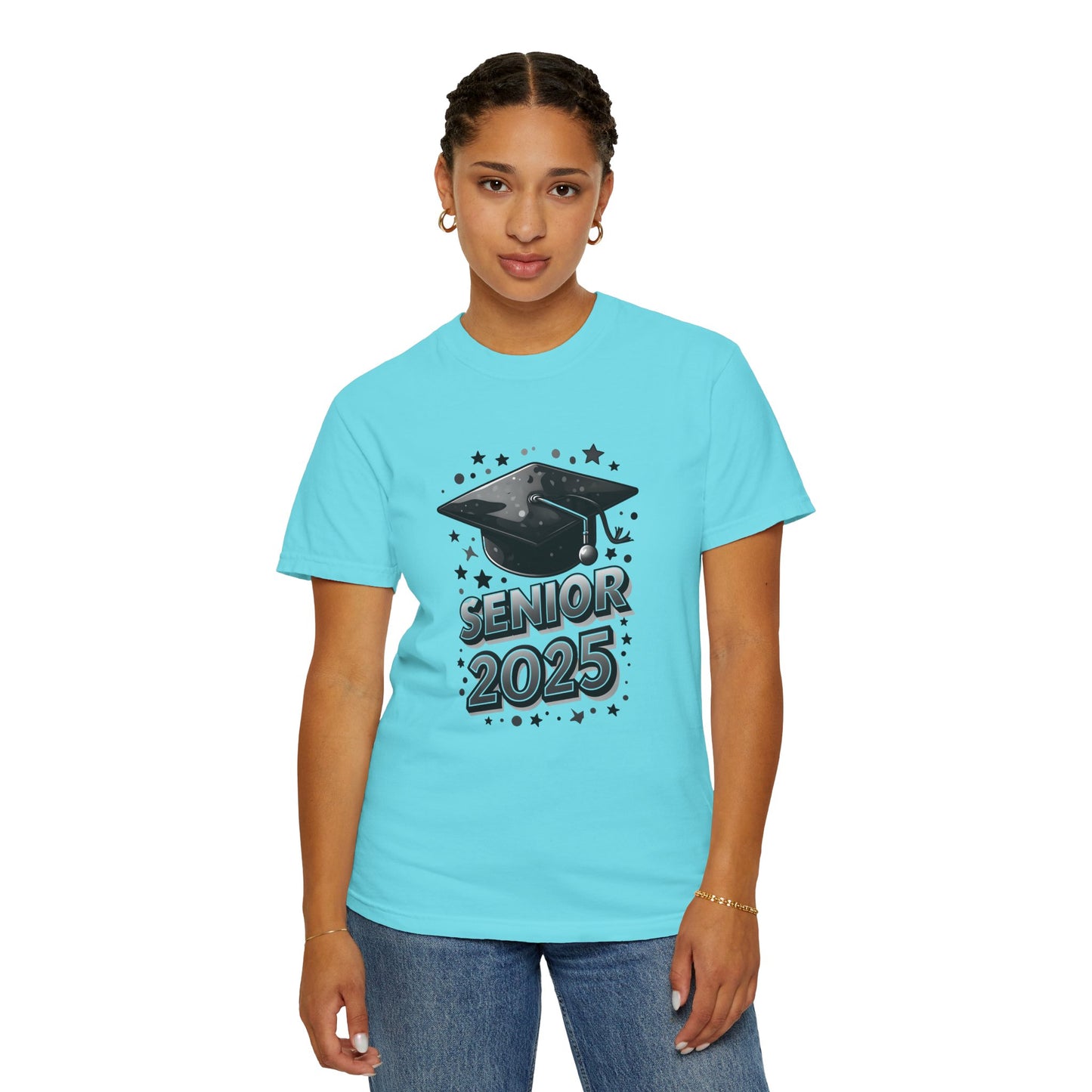 Senior 2025 Unisex Garment-Dyed T-Shirt - Graduation Celebration Tee