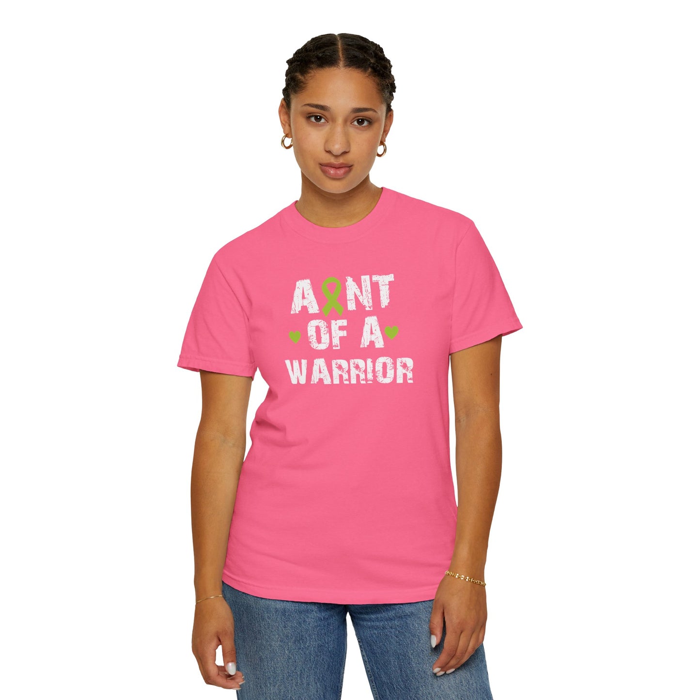 Aunt of a Warrior Tees | Gift for Cancer Fighters, Essential Apparel for Support, Breast Cancer Awareness, Inspirational T-shirt