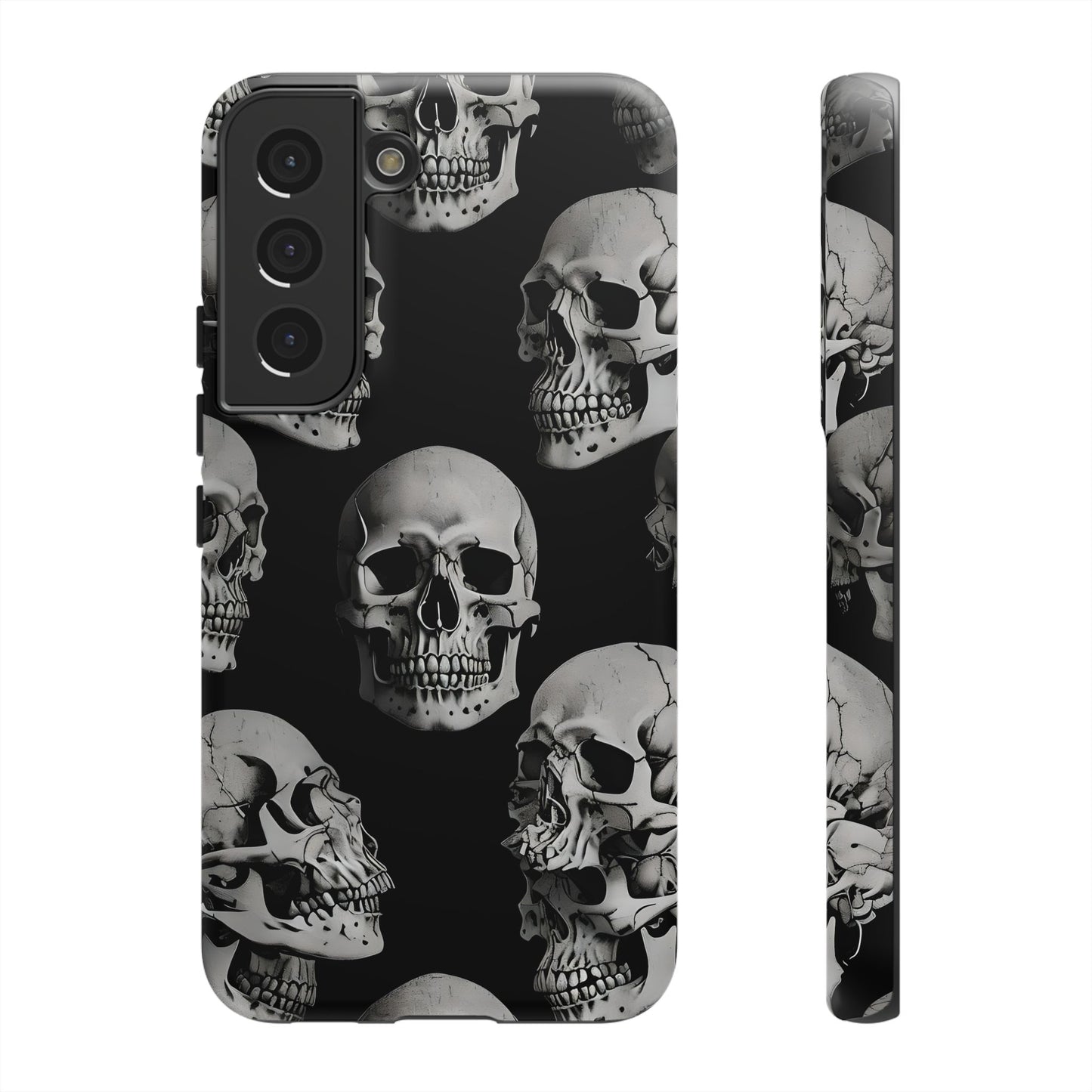 Skull Print Phone Case - Tough Cases for Bold Style