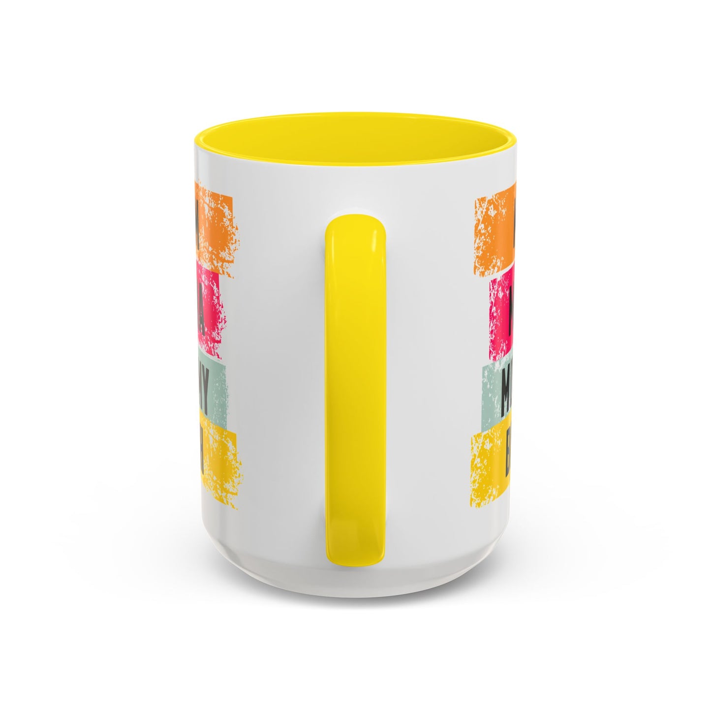 Colorful Family Titles 15oz Coffee Mug - MOM, MAMA, MOMMY, BRUH - Perfect Gift for Mother's Day!