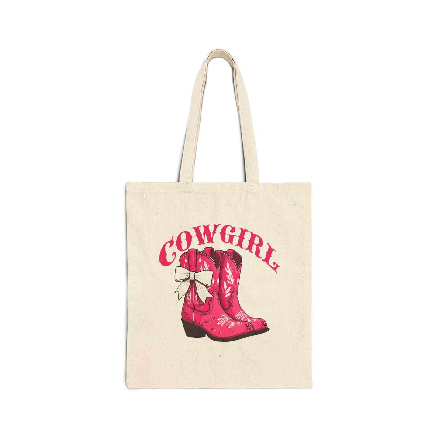 Cowgirl Canvas Tote Bag - Fun Western Style Accessories for Women