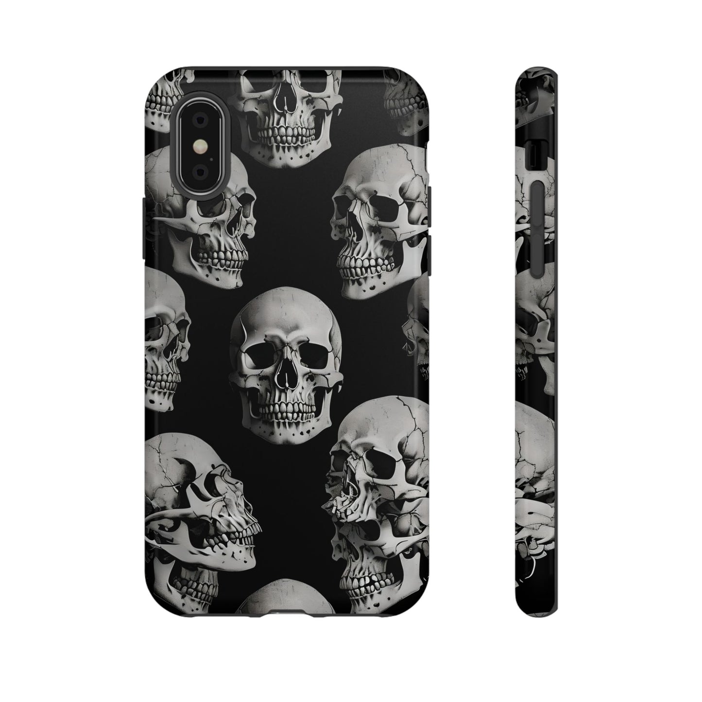 Skull Print Phone Case - Tough Cases for Bold Style