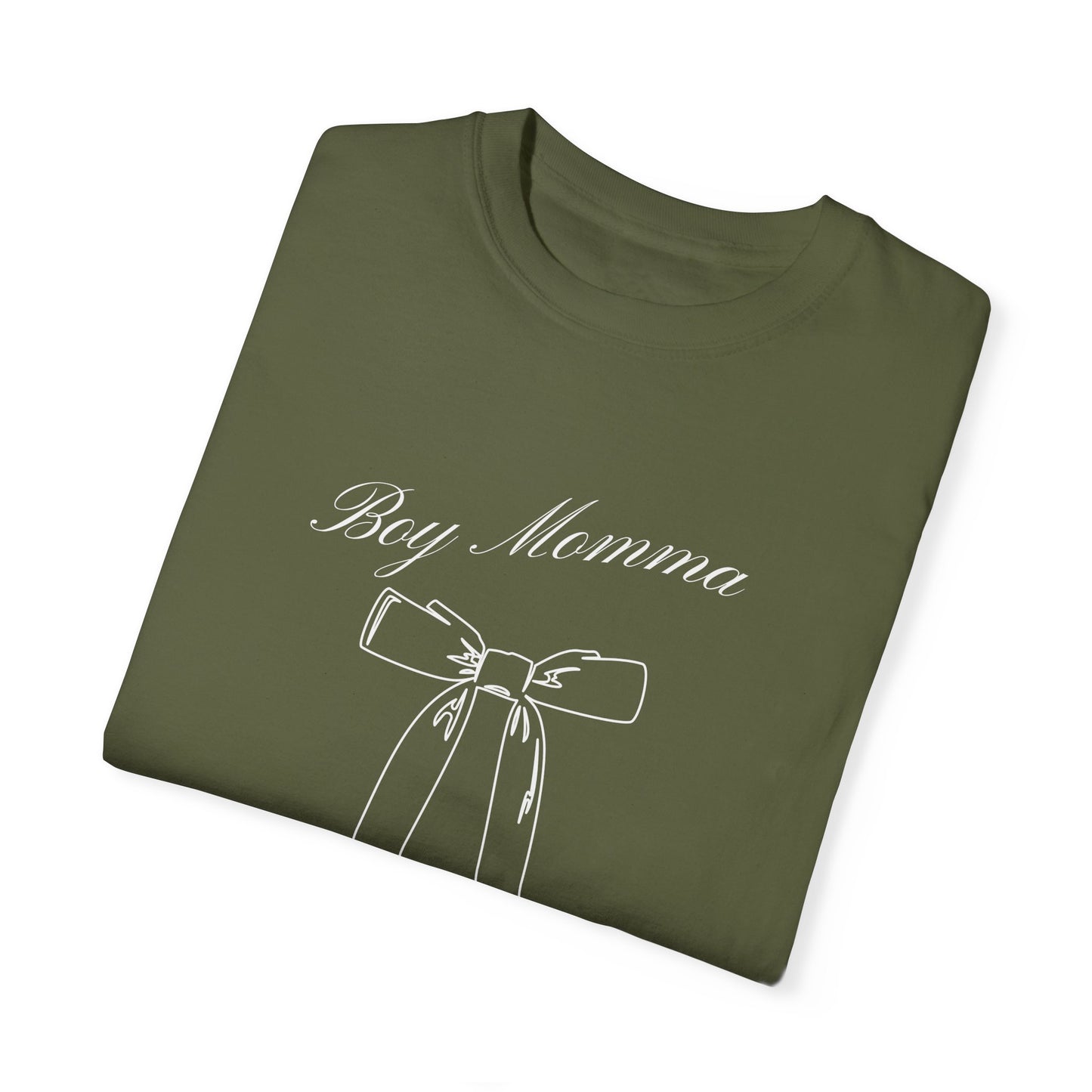 Boy Momma Garment-Dyed Unisex T-Shirt - Perfect Gift for Moms