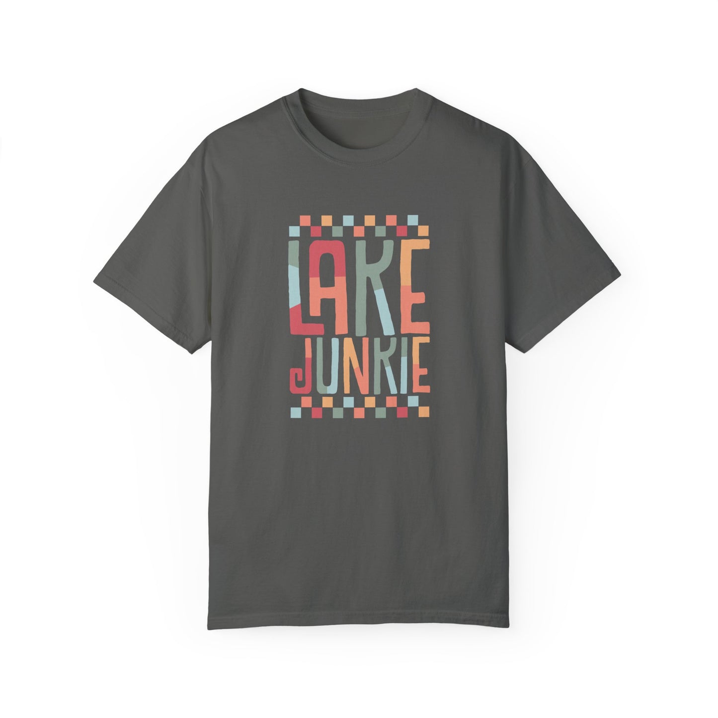 Lake Junkie Unisex Garment-Dyed T-Shirt - Perfect for Lake Lovers and Summer Adventures