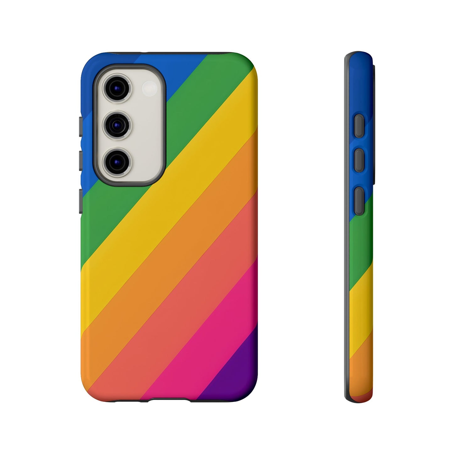 Vibrant Rainbow Phone Case - Tough & Stylish