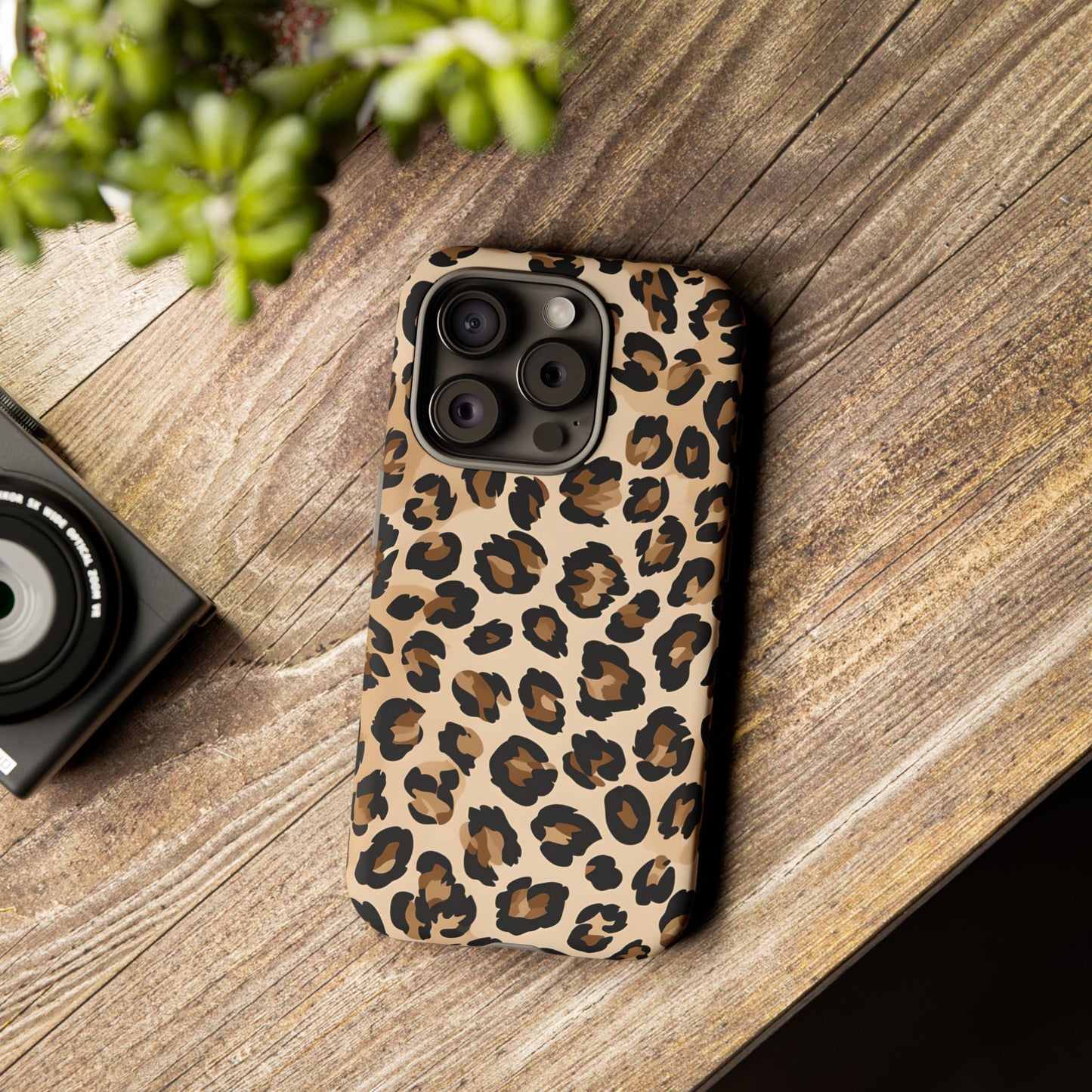 Wild Leopard Print Phone Case - Tough Protection for Animal Lovers