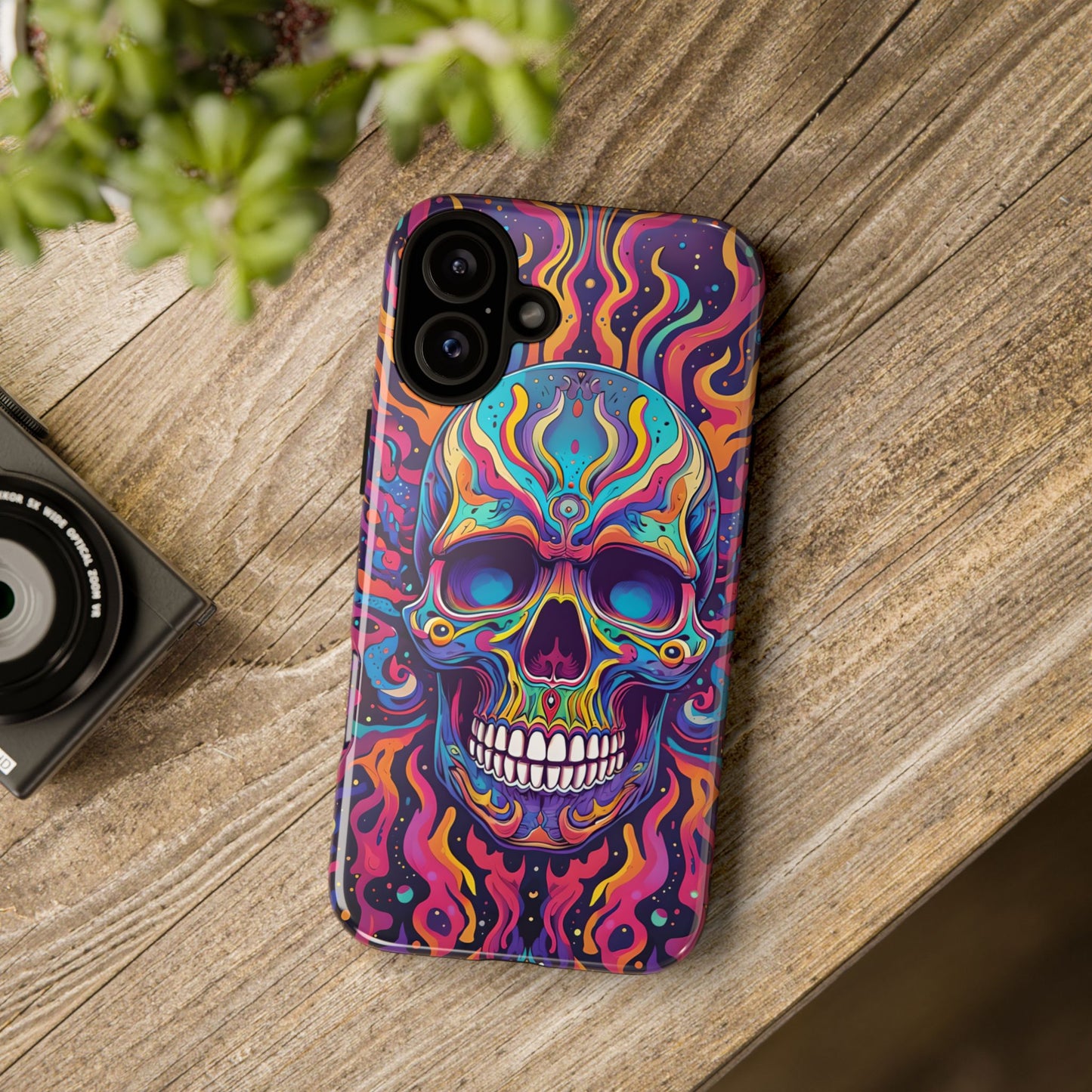 Colorful Skull Phone Case - Tough Cases for Bold Personalities