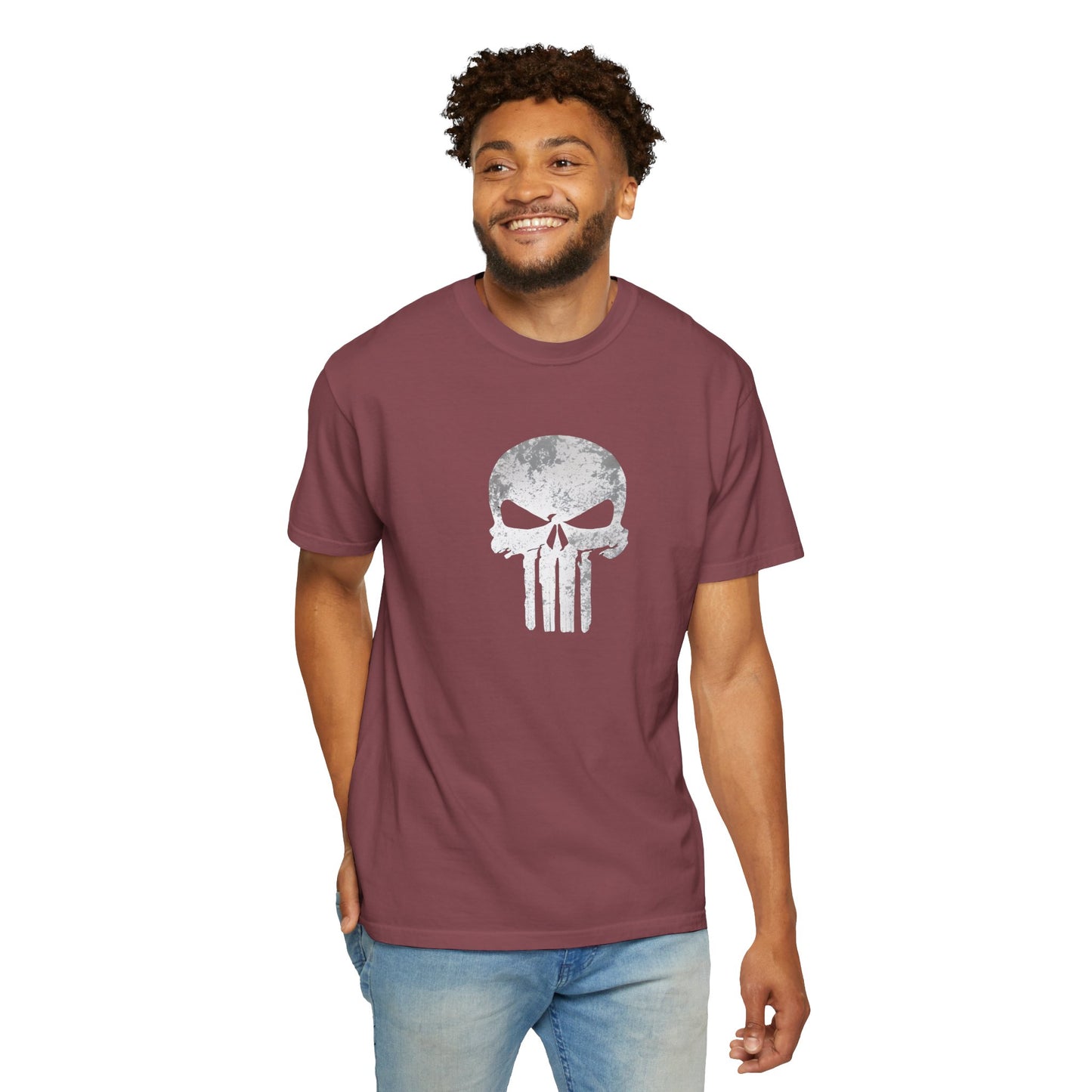 Unisex Skull Graphic T-Shirt - Trendy, Casual Wear for Edgy Style