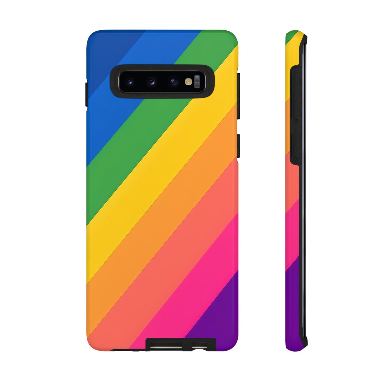 Vibrant Rainbow Phone Case - Tough & Stylish