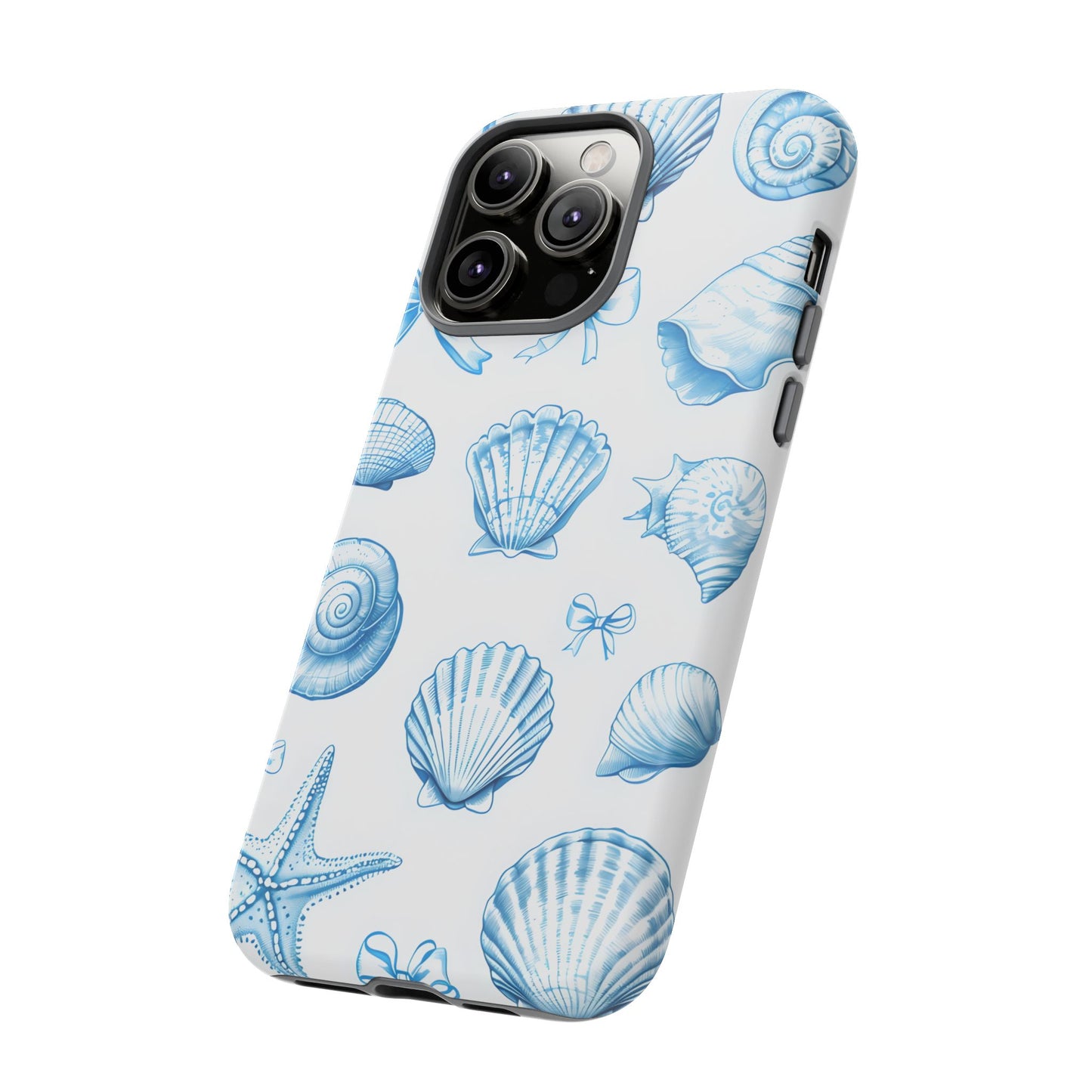 Coquette-Coastal Ocean-Themed Phone Case - Seashell and Starfish Design