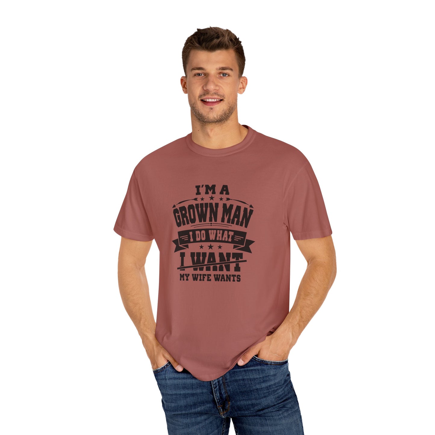 Humorous Grown Man T-Shirt - Perfect Gift for Men