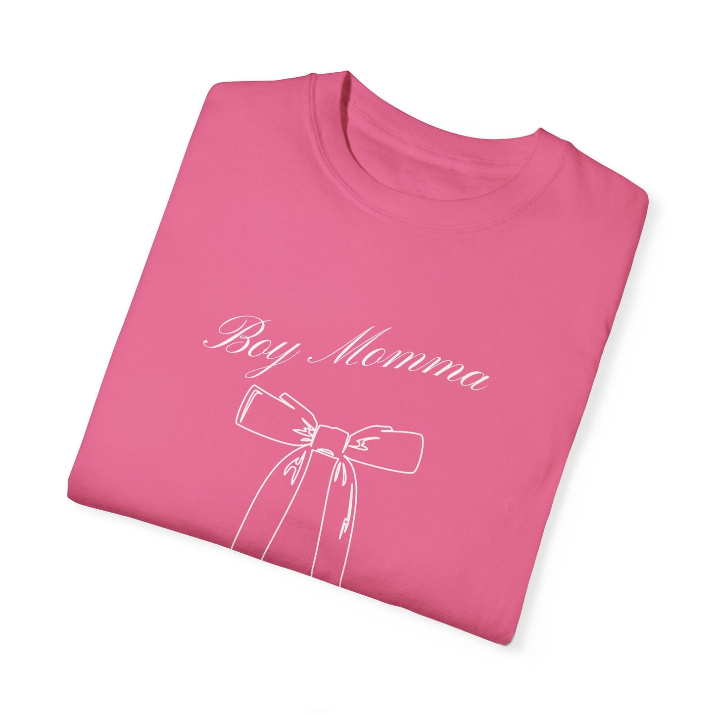 Boy Momma Garment-Dyed Unisex T-Shirt - Perfect Gift for Moms