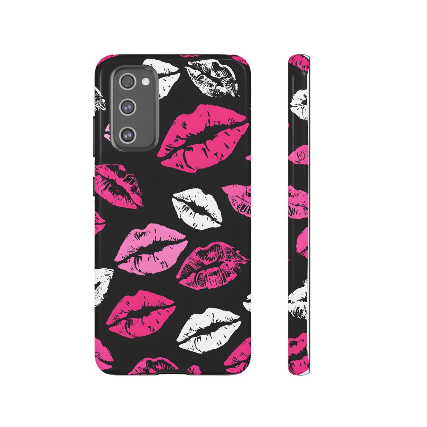 Lips Print iPhone Case - Stylish Tough Phone Cover
