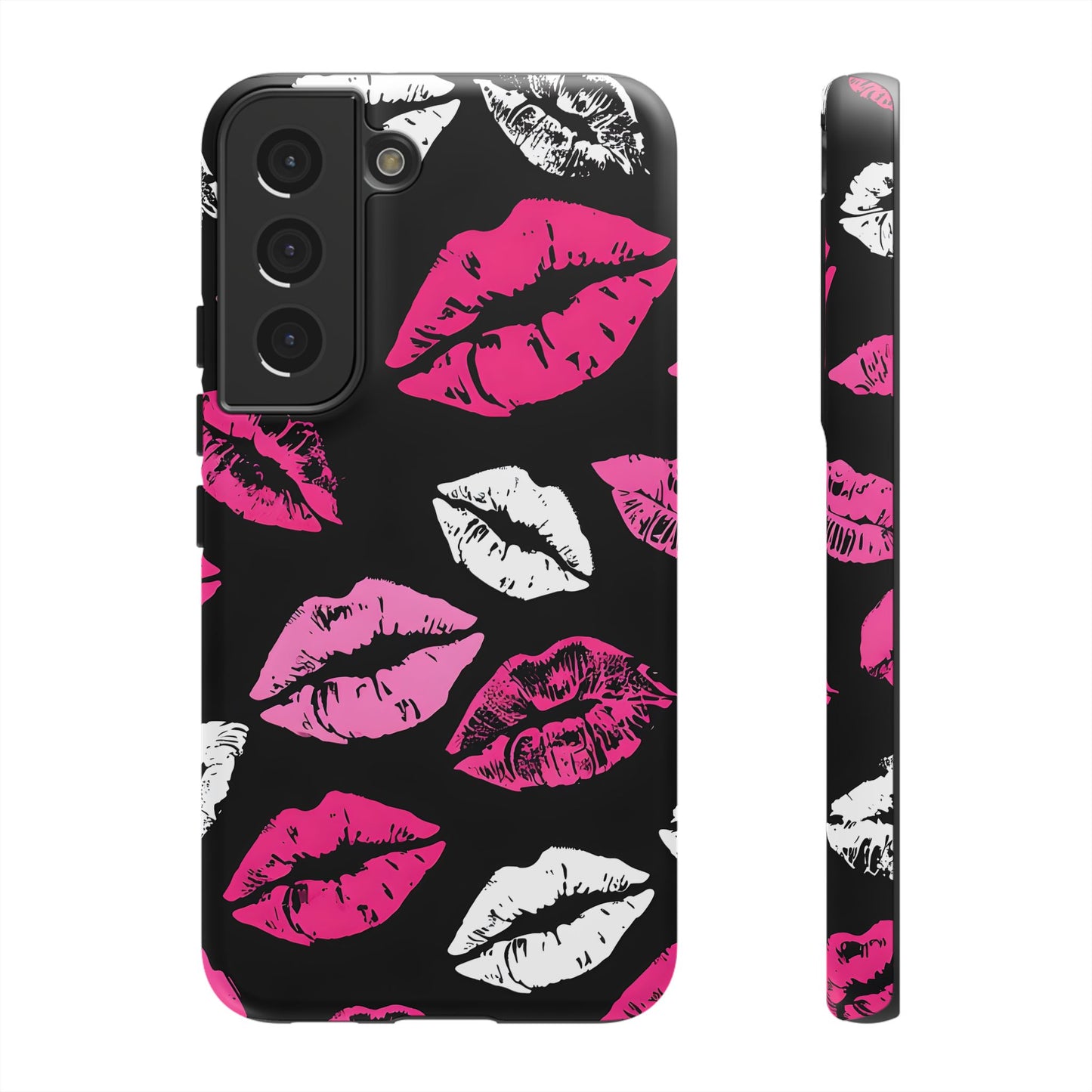 Lips Print iPhone Case - Stylish Tough Phone Cover