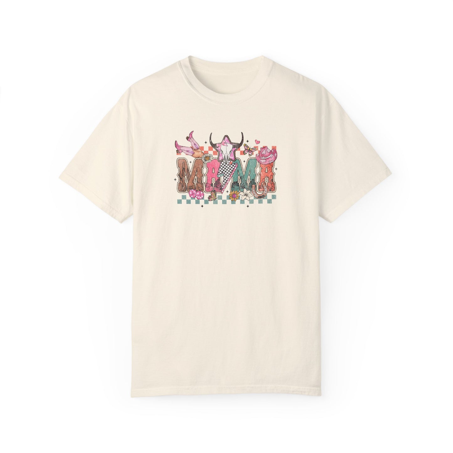 Whimsical Animal Print Unisex Garment-Dyed T-shirt | Fun Casual Tee