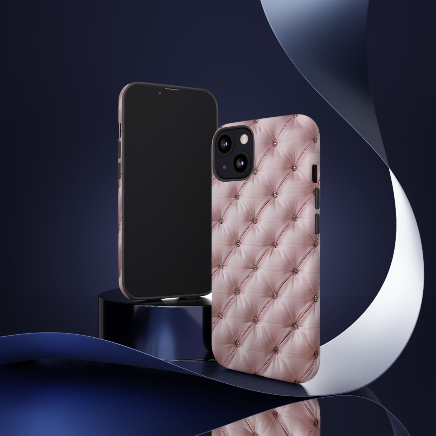 Luxury Pink Quilted Phone Case - Tough Cases for Stylish Protection