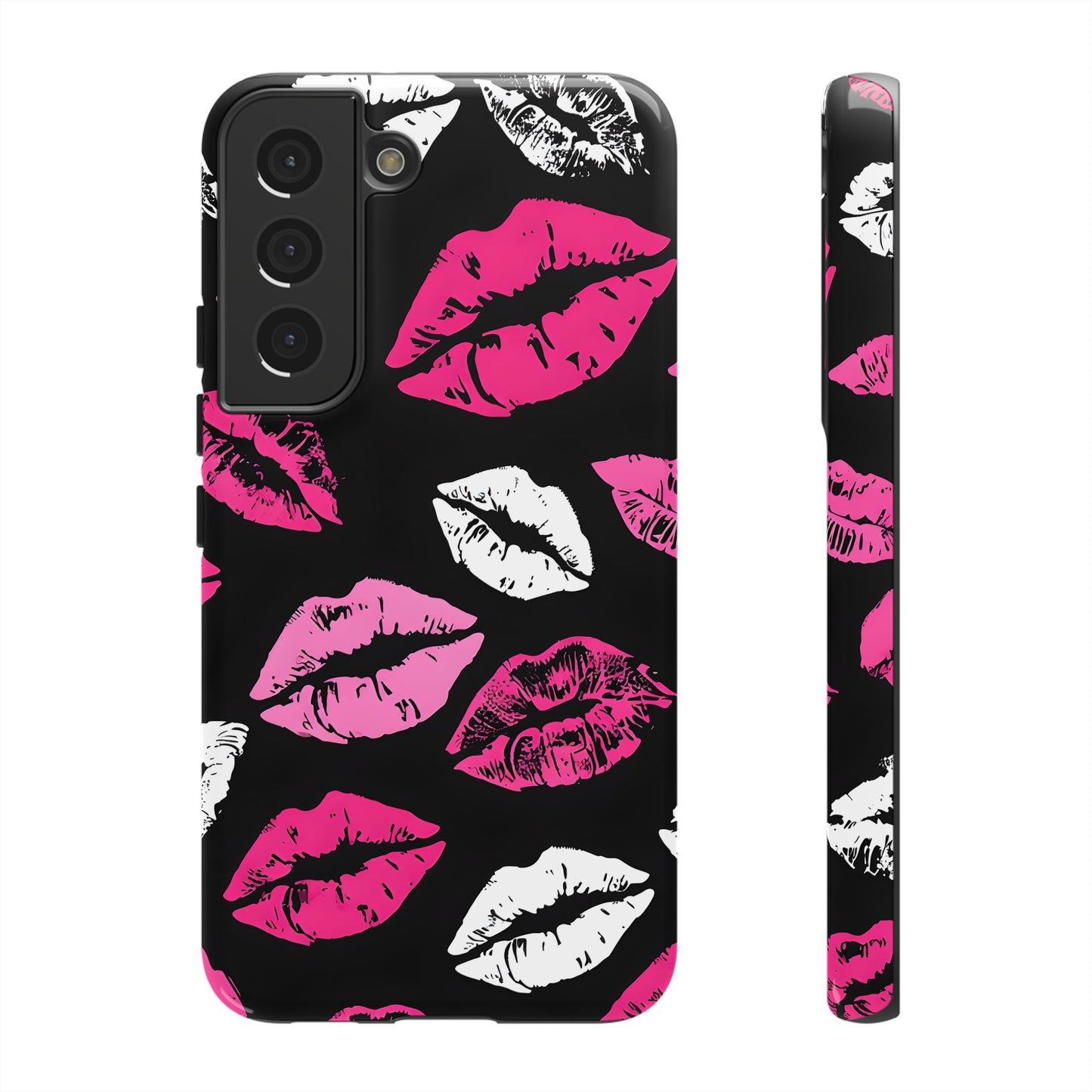 Lips Print iPhone Case - Stylish Tough Phone Cover