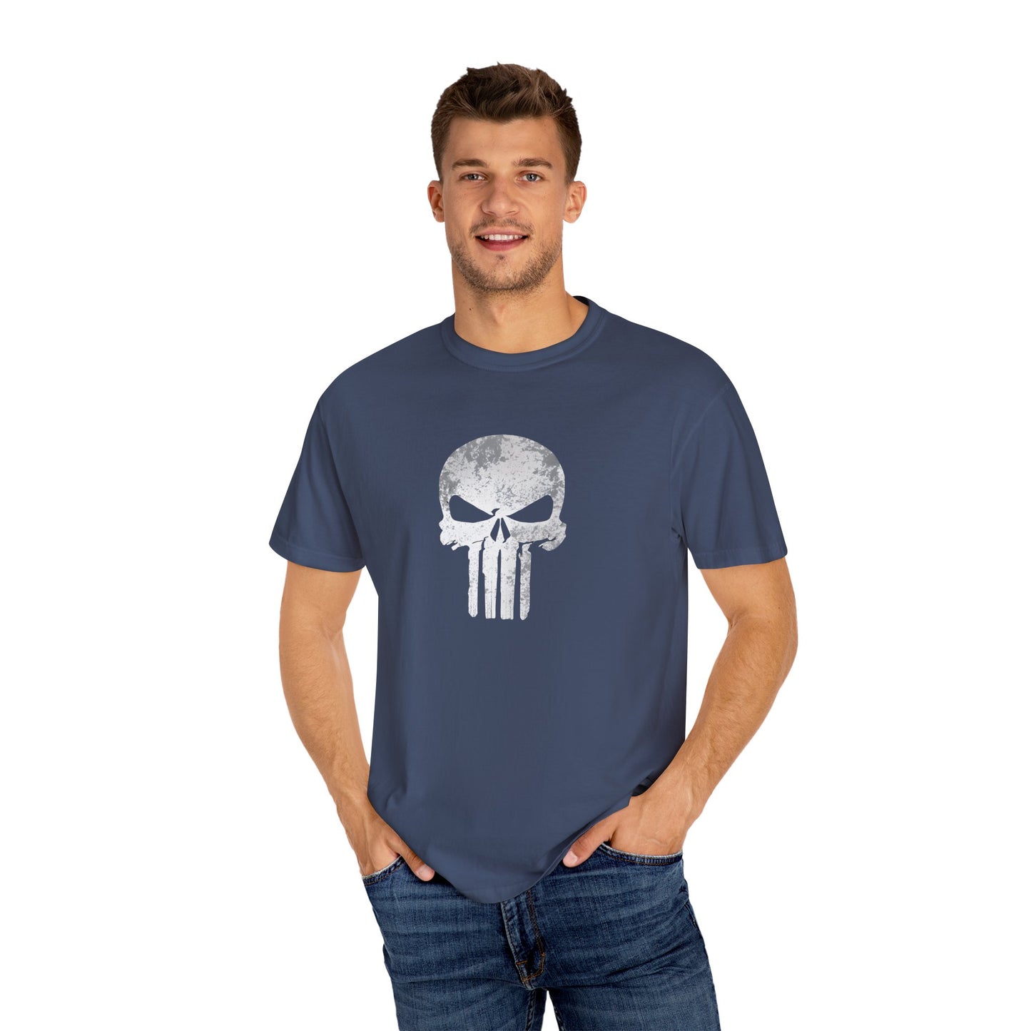 Unisex Skull Graphic T-Shirt - Trendy, Casual Wear for Edgy Style