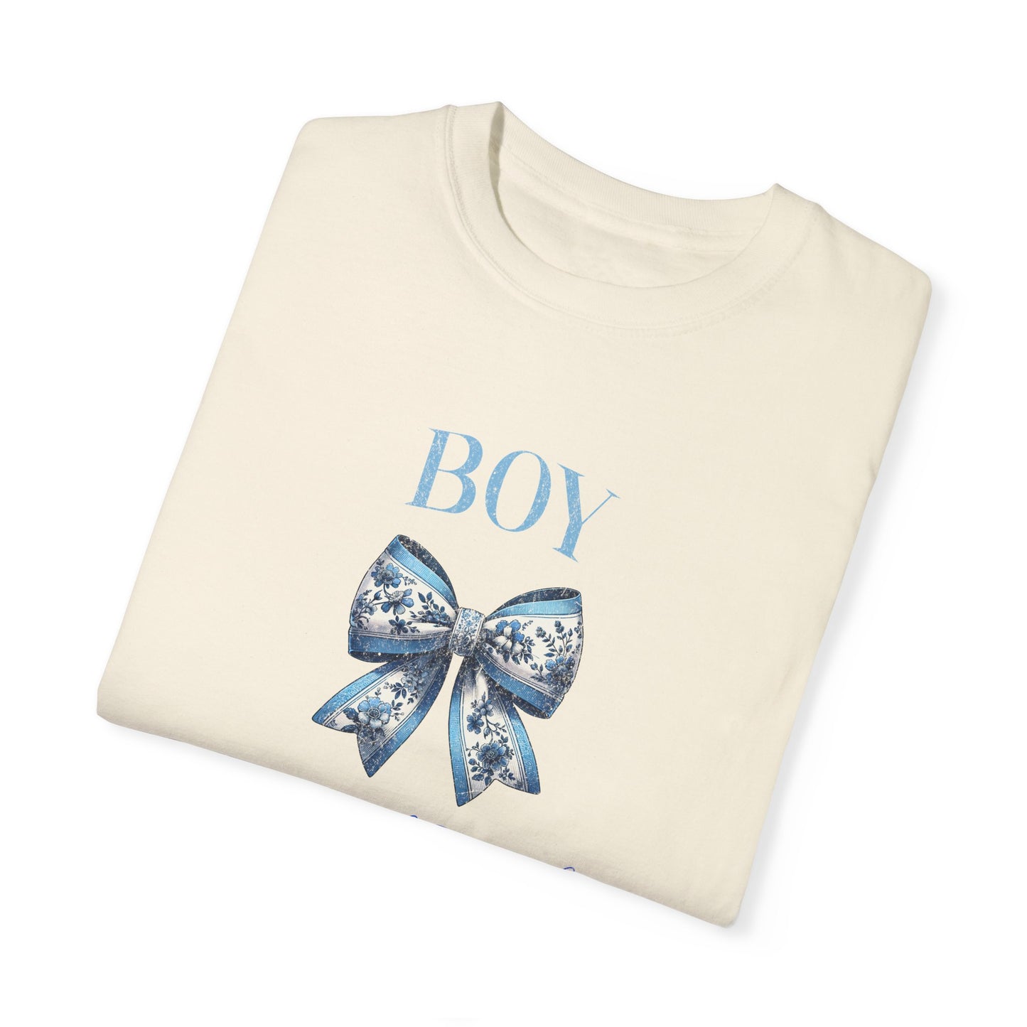 Boy Mama T-Shirt | Garment-Dyed Unisex Tee for Proud Moms