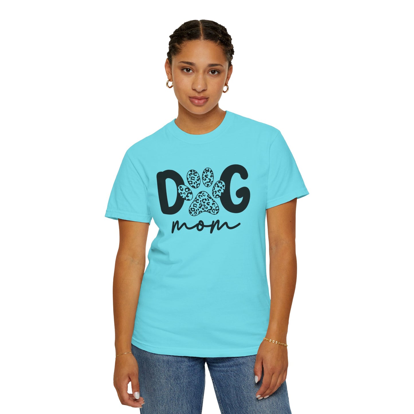 Cute Dog Mom Garment-Dyed T-Shirt | Perfect Gift for Pet Lovers