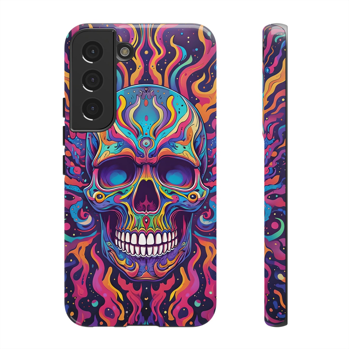 Colorful Skull Phone Case - Tough Cases for Bold Personalities